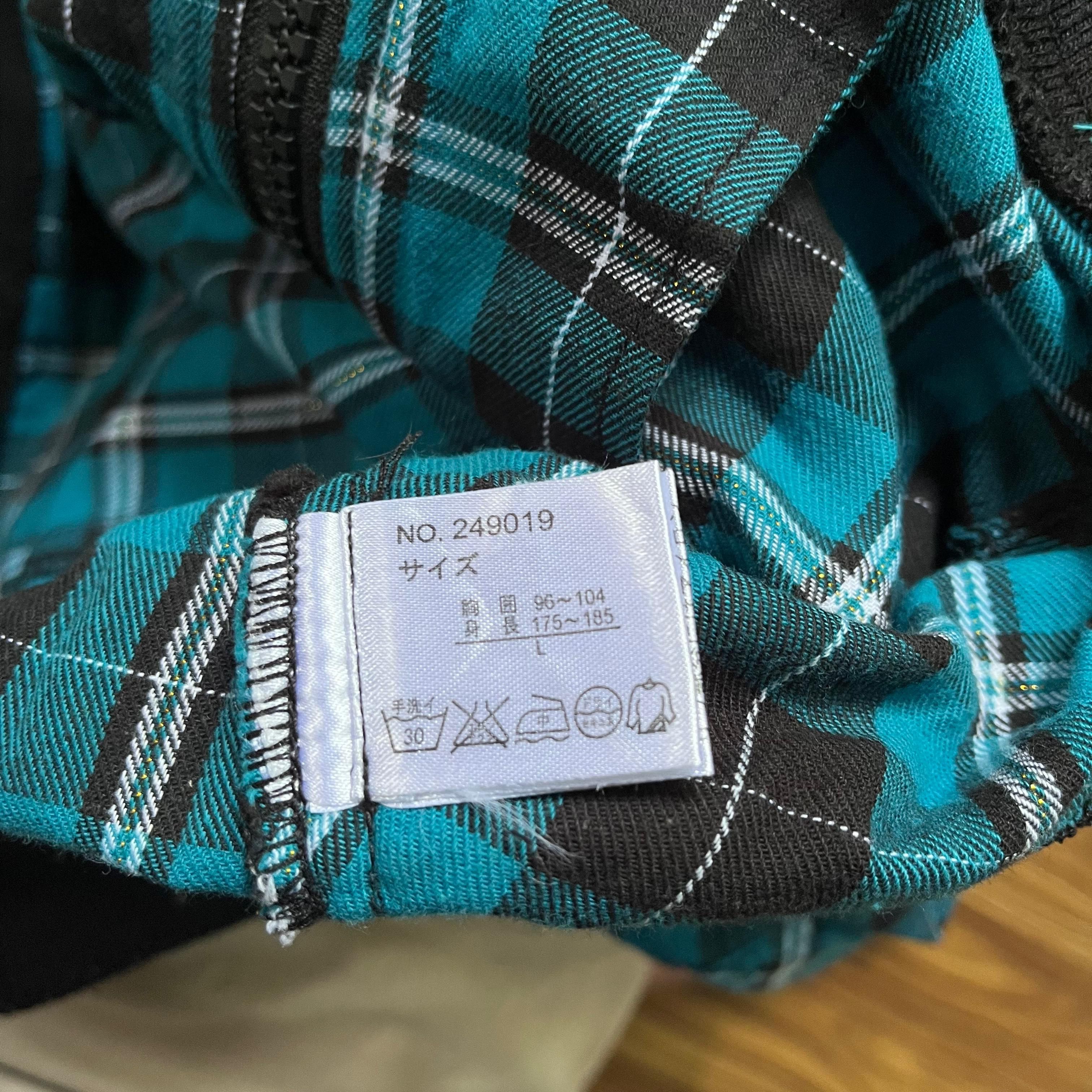 Beauty Beast Y2K Cornflake Ifsixwasnine Plaid Short Sleeve Hoodie Size US L / EU 52-54 / 3 - 7 Thumbnail