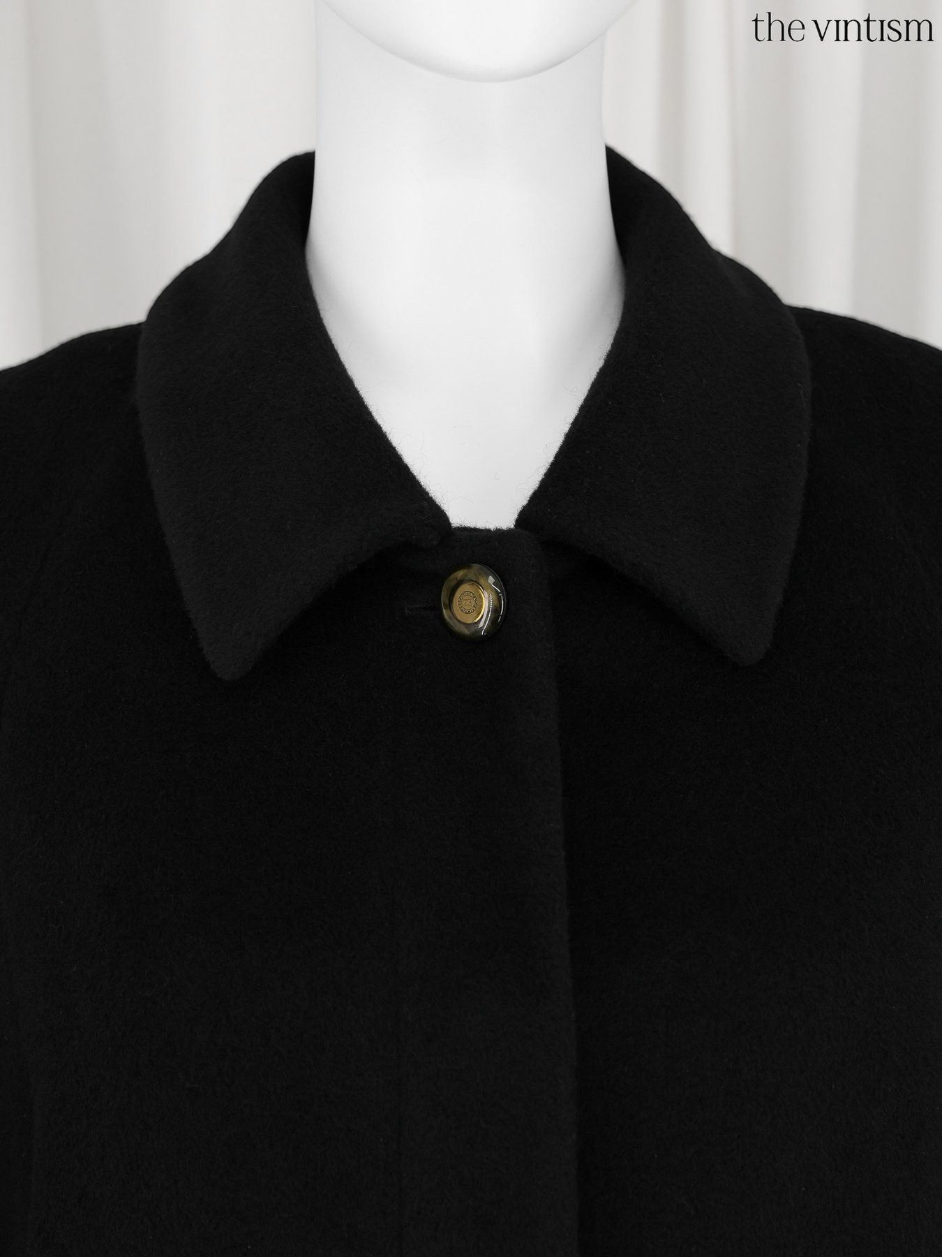 Escada Escada Archival Black Long Coat in Pure Virgin Wool DE 38 Size M / US 6-8 / IT 42-44 - 7 Thumbnail