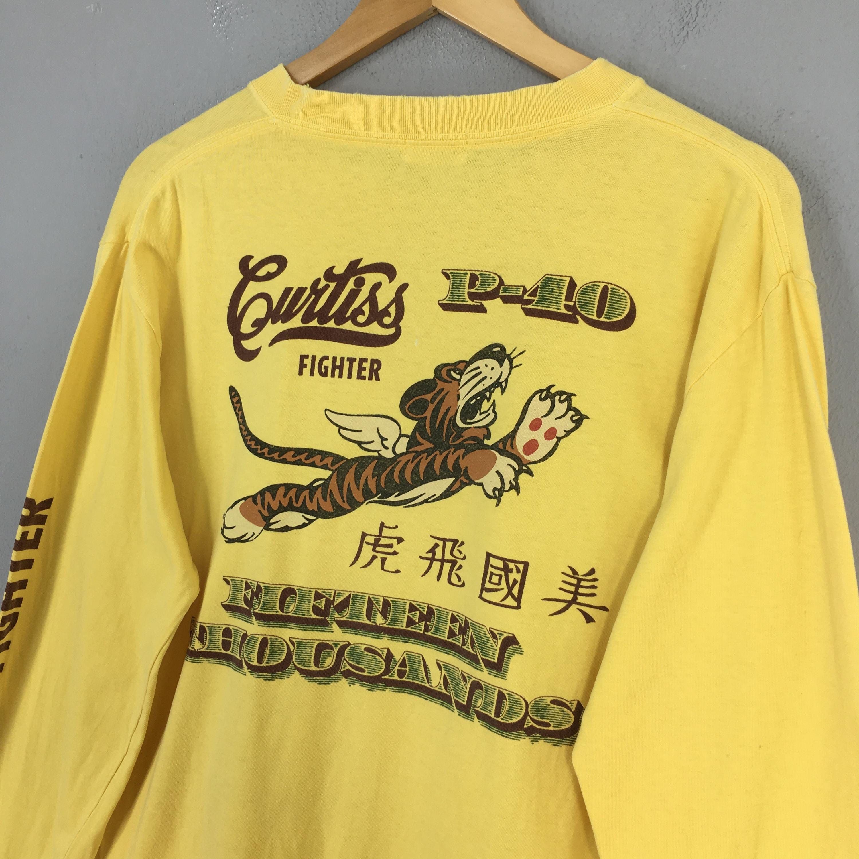 Buzz Rickson's Vintage Buzz Rickson Us Army Air Forces Yellow T shirt Large Size US L / EU 52-54 / 3 - 8 Thumbnail