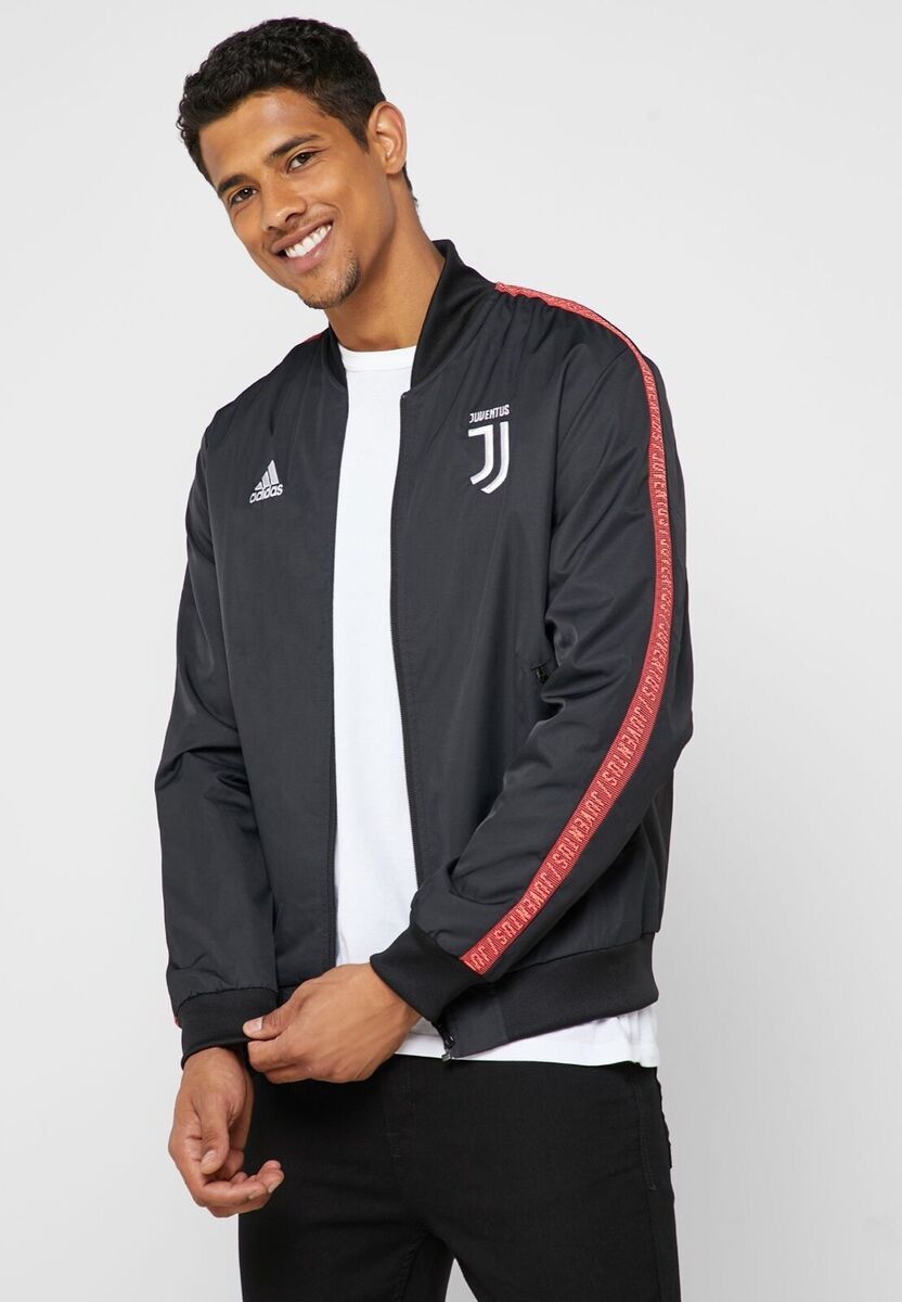Adidas × Vintage 🇮🇹 Y2K Adidas Juventus Anthem Bomber Jacket 2019 Blokecore Size US S / EU 44-46 / 1 - 2 Thumbnail
