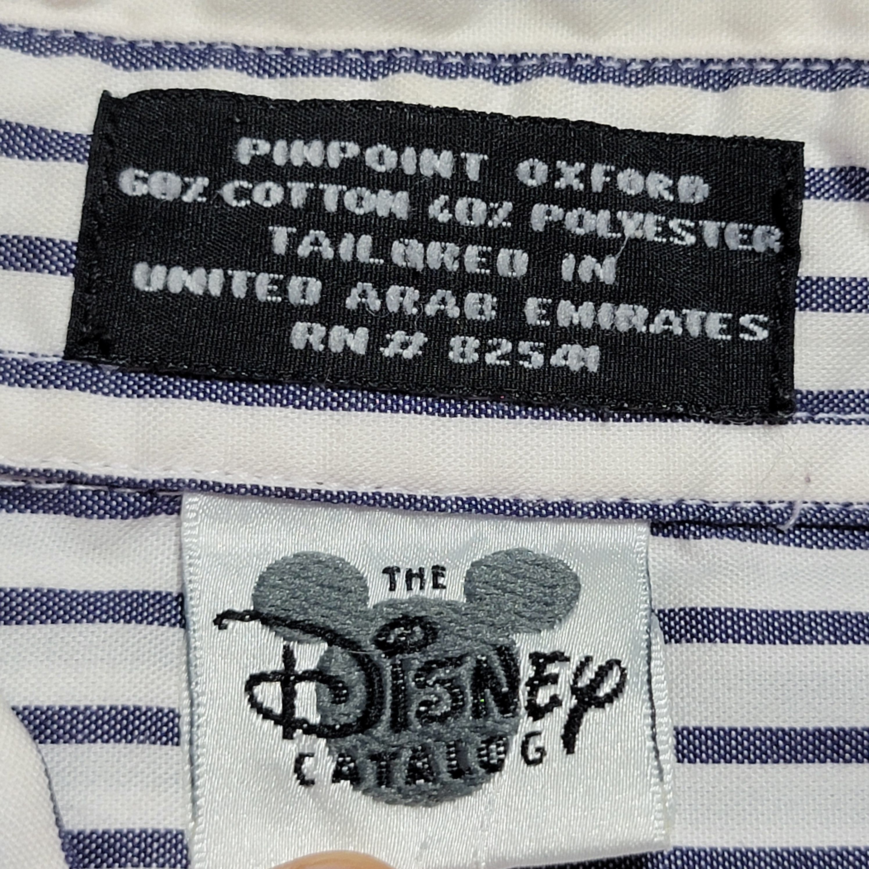 Disney The Disney Catalog Pinpoint Oxford Full Button LS Size US XXL / EU 58 / 5 - 5 Thumbnail