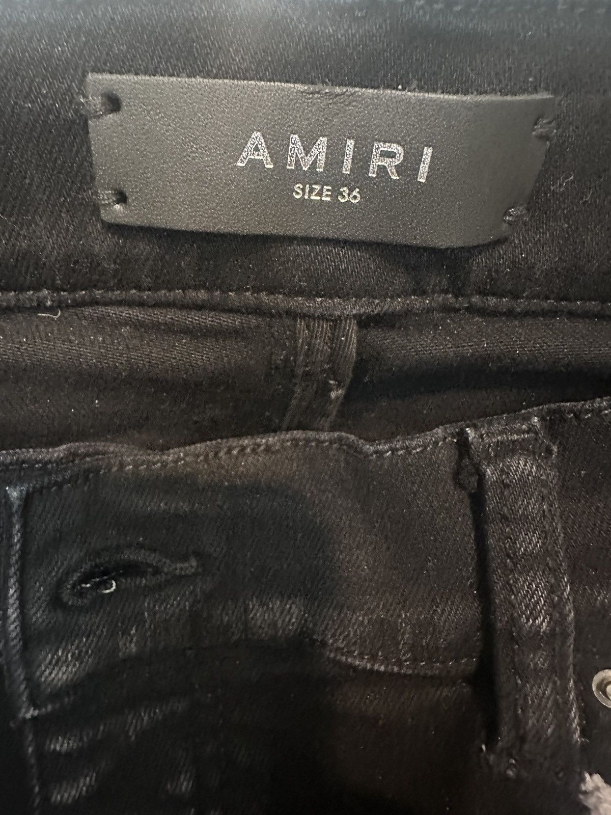 Amiri Amiri Bandana Art Patch Jeans - Aged Black Size US 36 / EU 52 - 2 Thumbnail