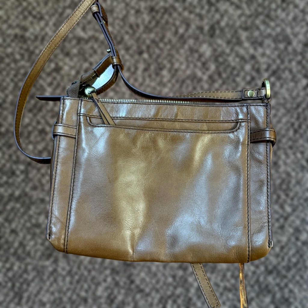 Vintage Hobo International Leather Bag Small Crossbody Libra Zip OO3 Size ONE SIZE - 1 Thumbnail