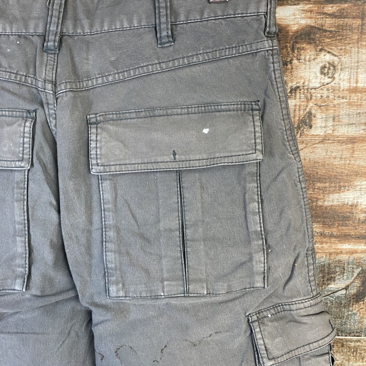 Global Work DL Global Work Gray Cargo Multipocket Pants #C1124 Size US 28 / EU 44 - 19 Thumbnail
