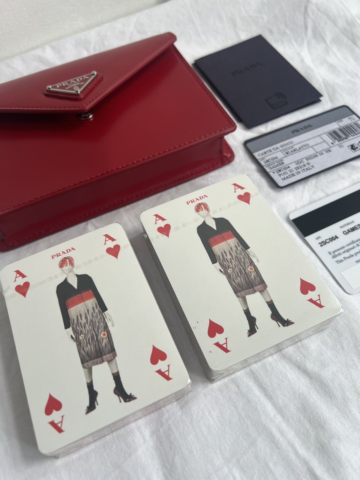 Prada ♦️ Prada playing cards poker with leather case Size ONE SIZE - 5 Thumbnail