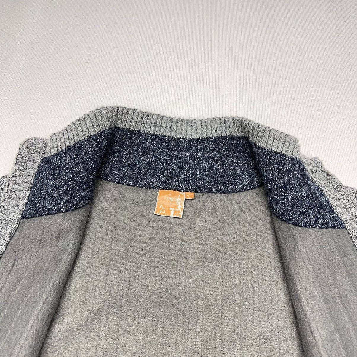 Other VTG US Icon Sweater Vest Grey Cable Knit Full Zip Patch Y2K Size US L / EU 52-54 / 3 - 9 Thumbnail