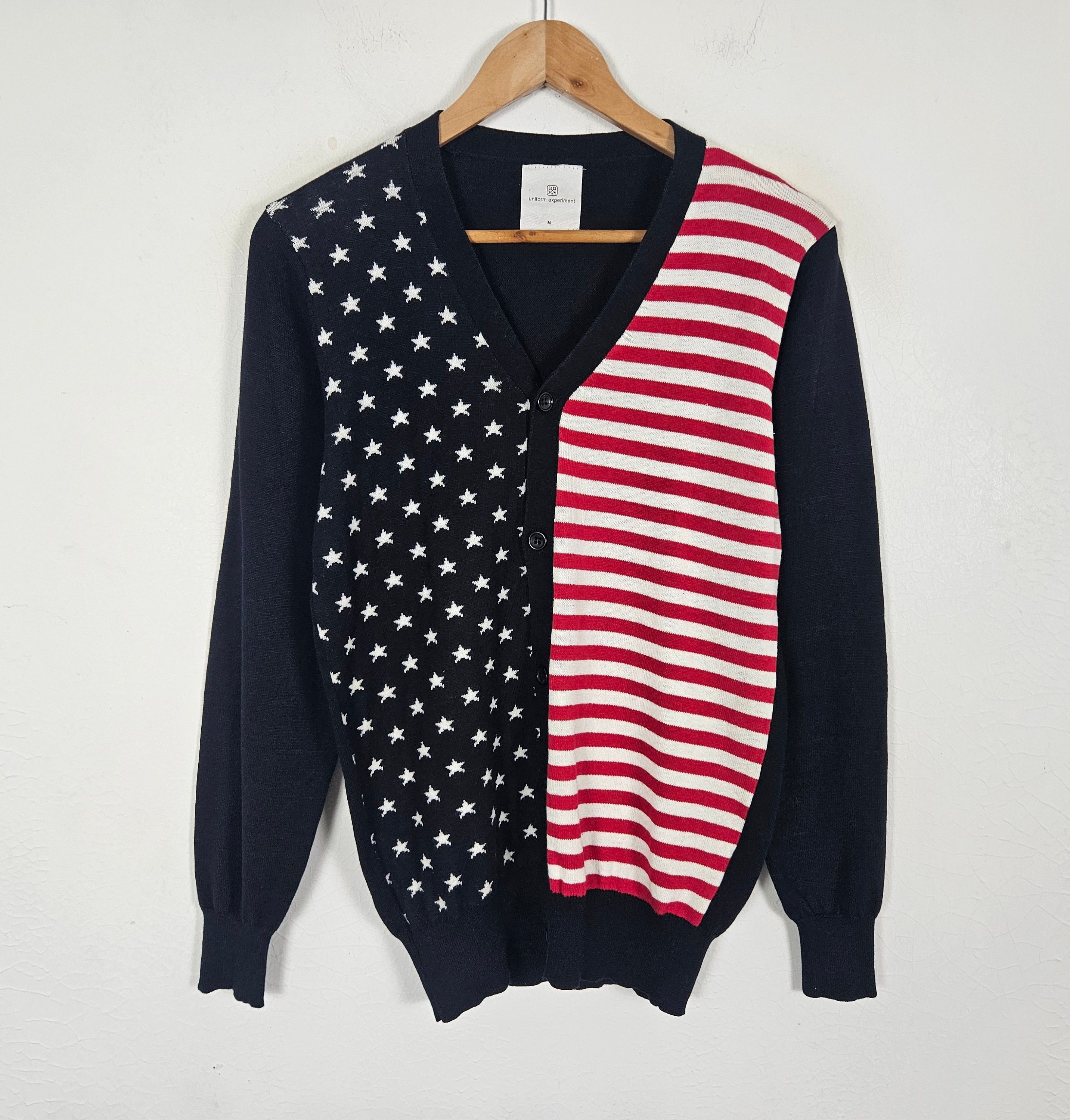 Japanese Brand × uniform experiment Uniform Experiment Stars Stripes Knitwear Size US M / EU 48-50 / 2 - 2 Thumbnail