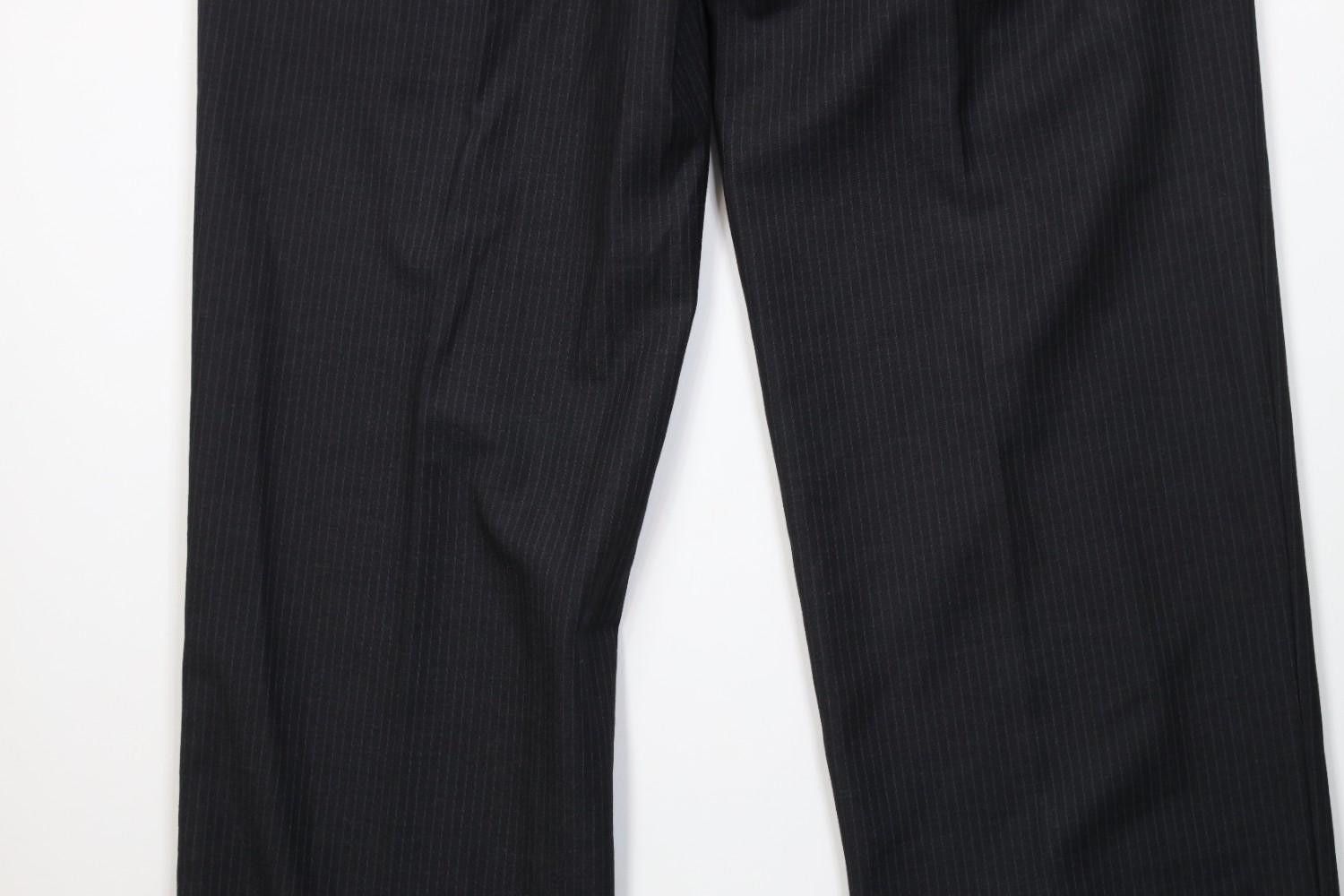 Vintage Vintage 90s Blend Knit Pinstriped Wide Leg Chino Pants Size US 34 / EU 50 - 10 Thumbnail
