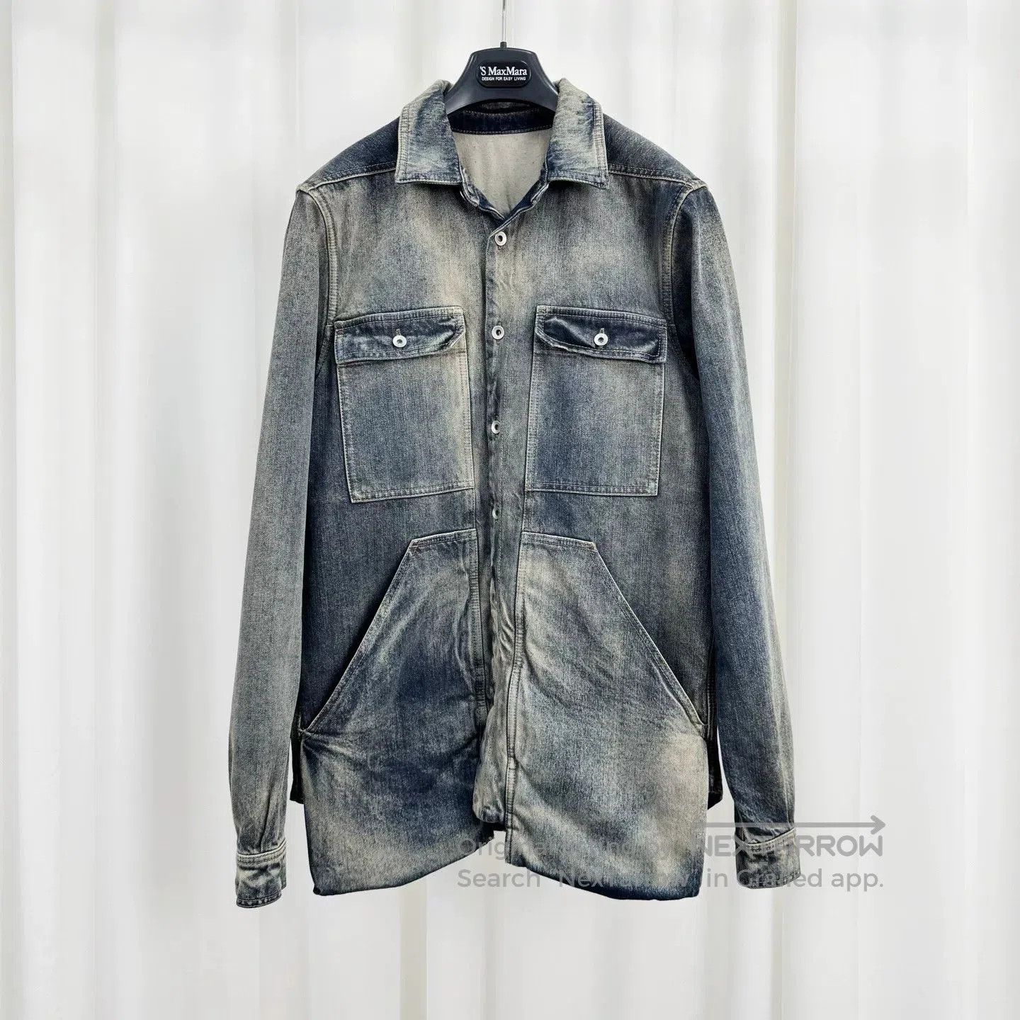 Rick Owens Drkshdw rick owens drkshdw washed denim jacket. Size US XS / EU 42 / 0 - 1 Thumbnail
