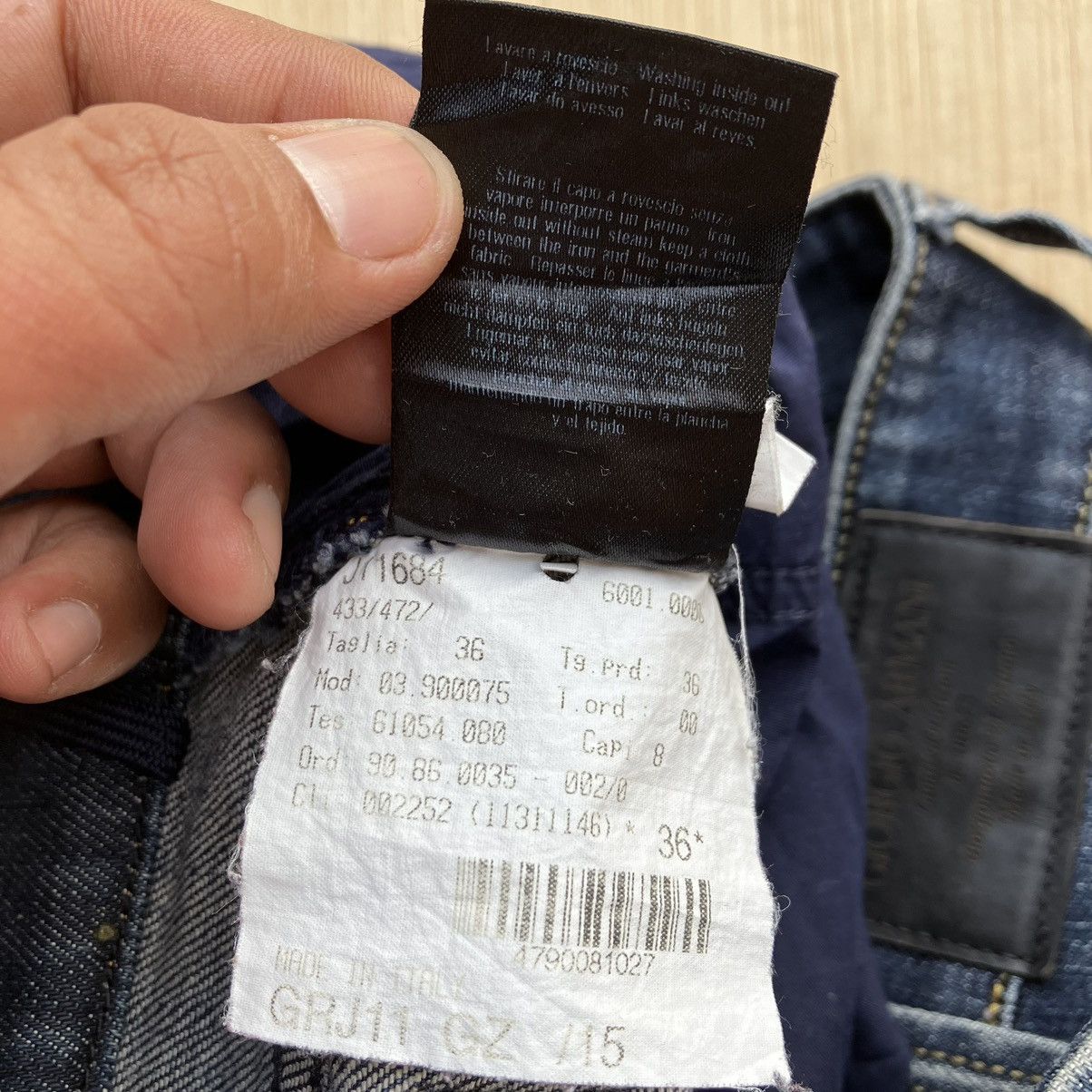 Giorgio Armani GIORGIO ARMANI BIG WHITE PLATINUM DENIM LOOSE FIT FADED Size US 38 / EU 54 - 6 Thumbnail