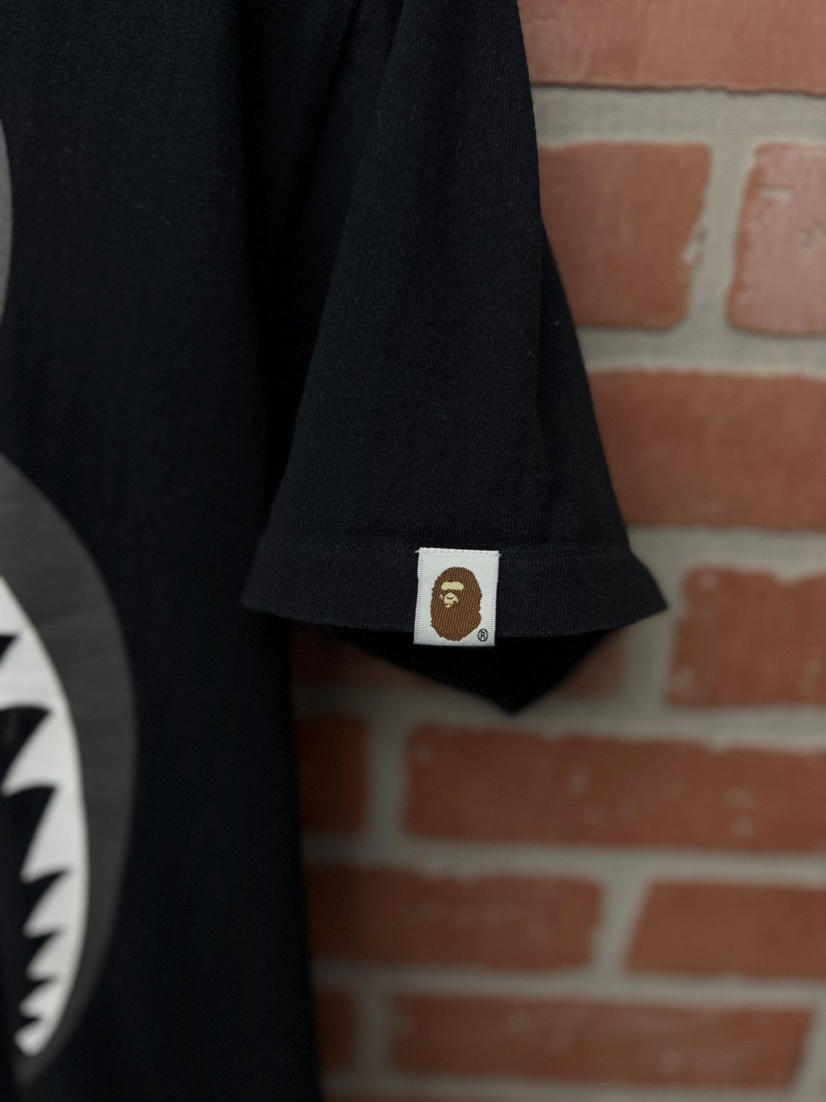 Bape Bape Shark PONR RARE Logo Tee Size M 🧼 Size US M / EU 48-50 / 2 - 10 Thumbnail
