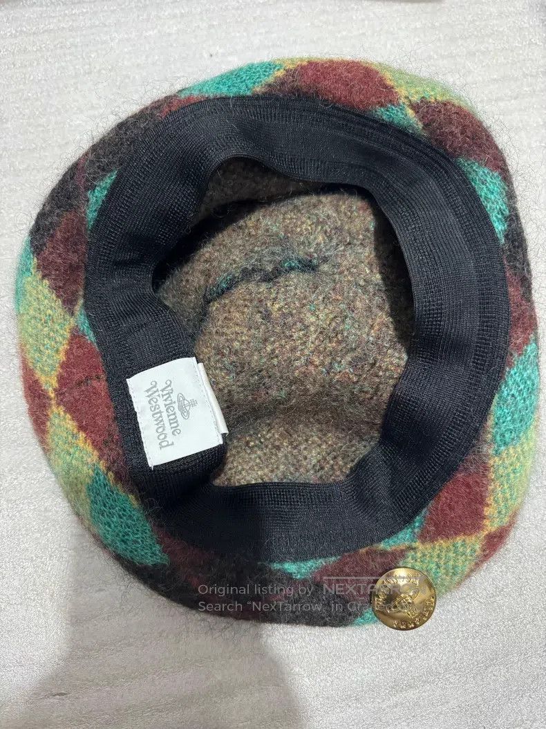 Vivienne Westwood Vivienne Westwood Diamond Patterned Hat Size ONE SIZE - 8 Thumbnail