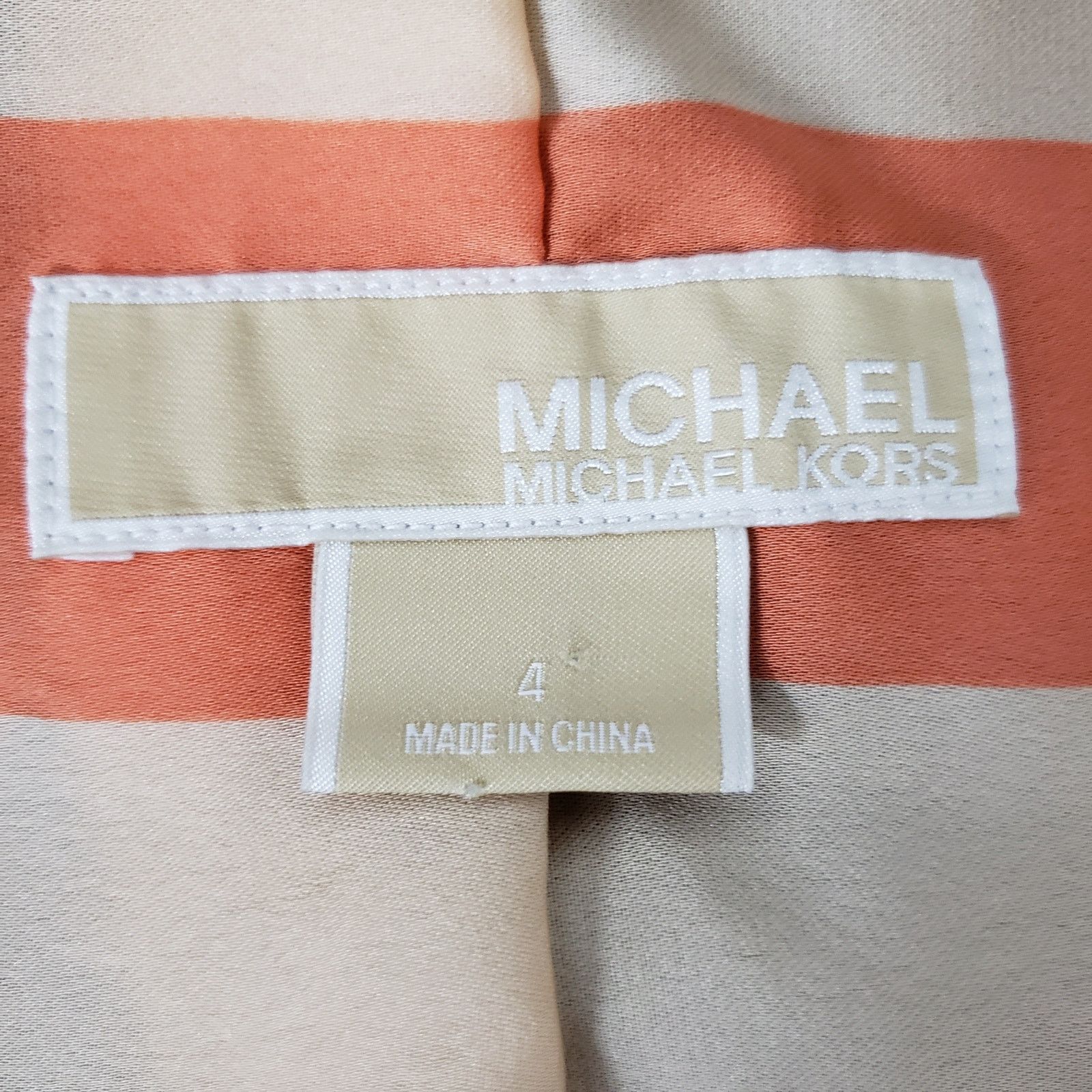 Michael Kors Michael Kors Blazer Jacket 4 Angled Hem Ruched Sleeve Cotton Size S / US 4 / IT 40 - 11 Thumbnail