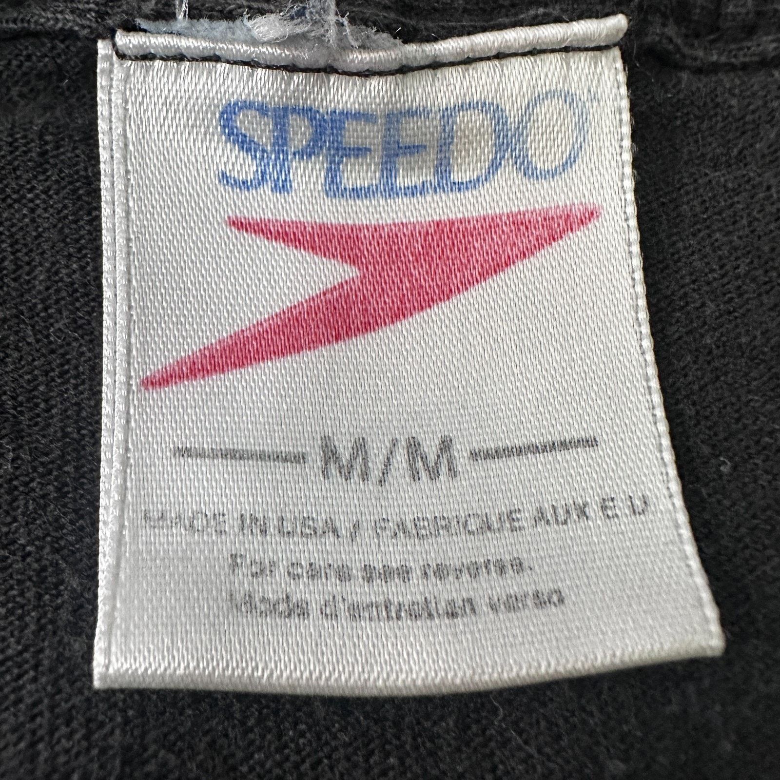 Speedo Vintage Speedo T-Shirt Neon Tropical Fish Men’s M Black USA Size US M / EU 48-50 / 2 - 5 Thumbnail