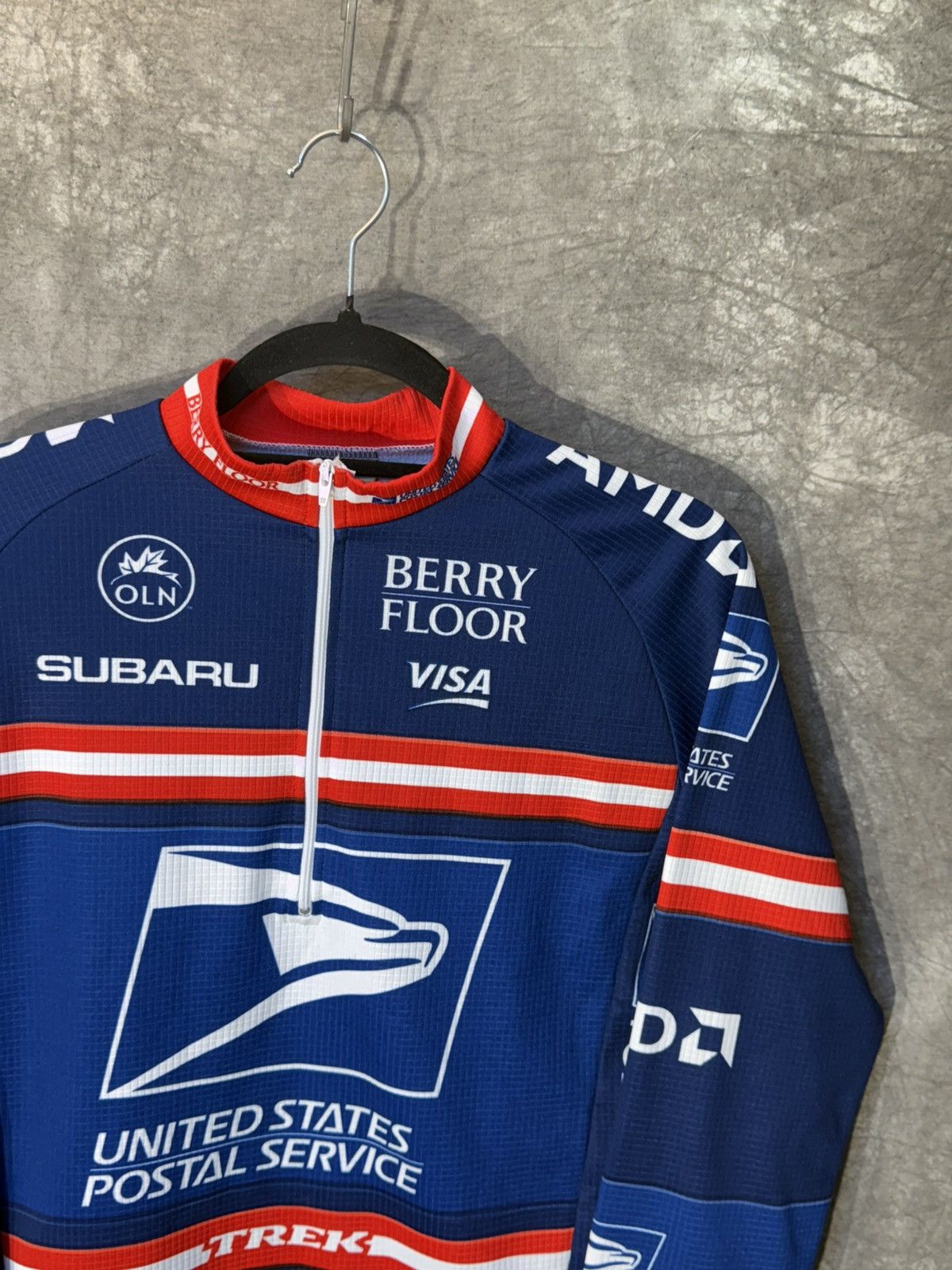 Nike × Vintage Nike USPS Tour de France Lance Armstrong Team Cycling Jersey Size US S / EU 44-46 / 1 - 2 Thumbnail