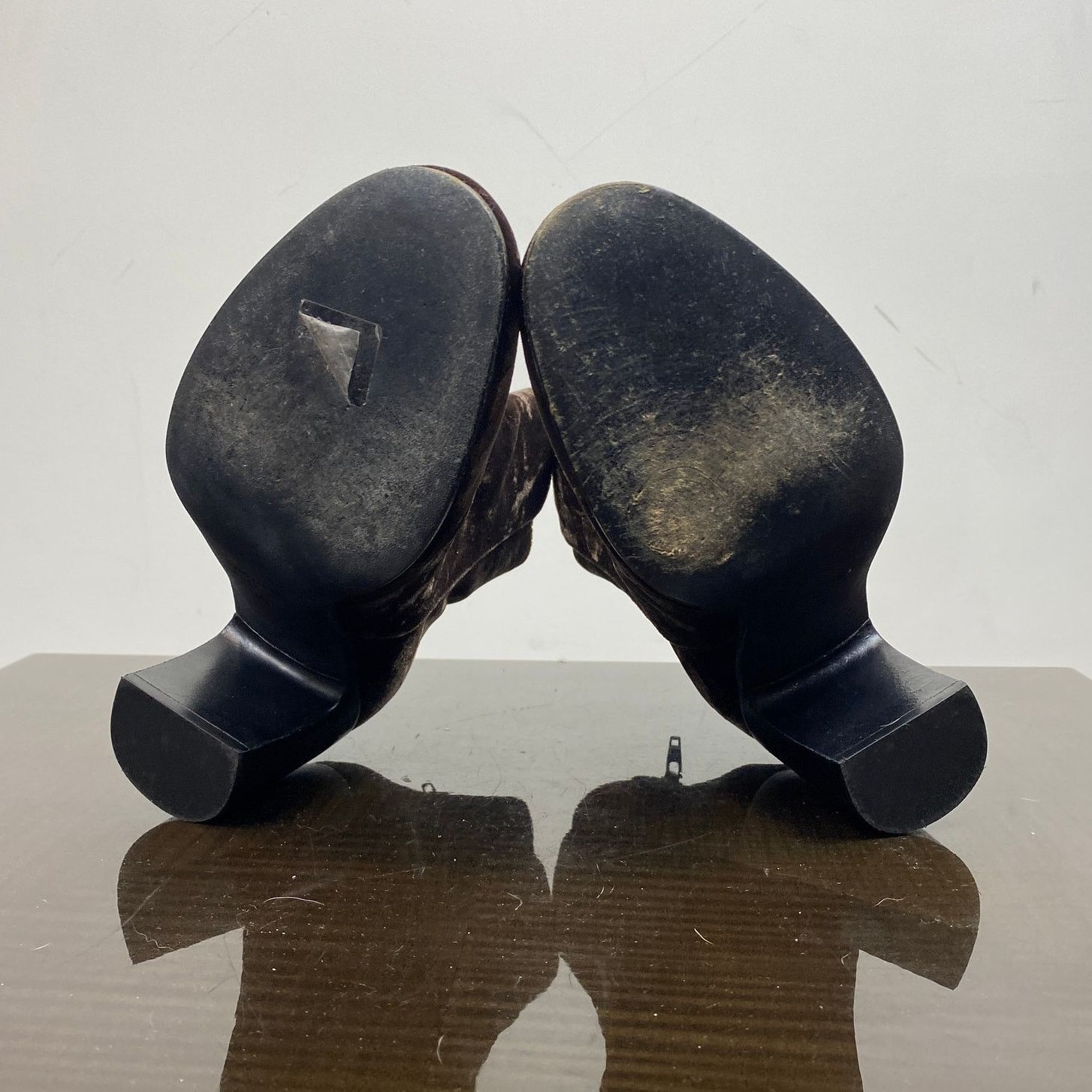 Ann Demeulemeester Ann Demeulemeester Crushed Velvet Ankle Zip Booties 37 Size US 7 / IT 37 - 7 Thumbnail