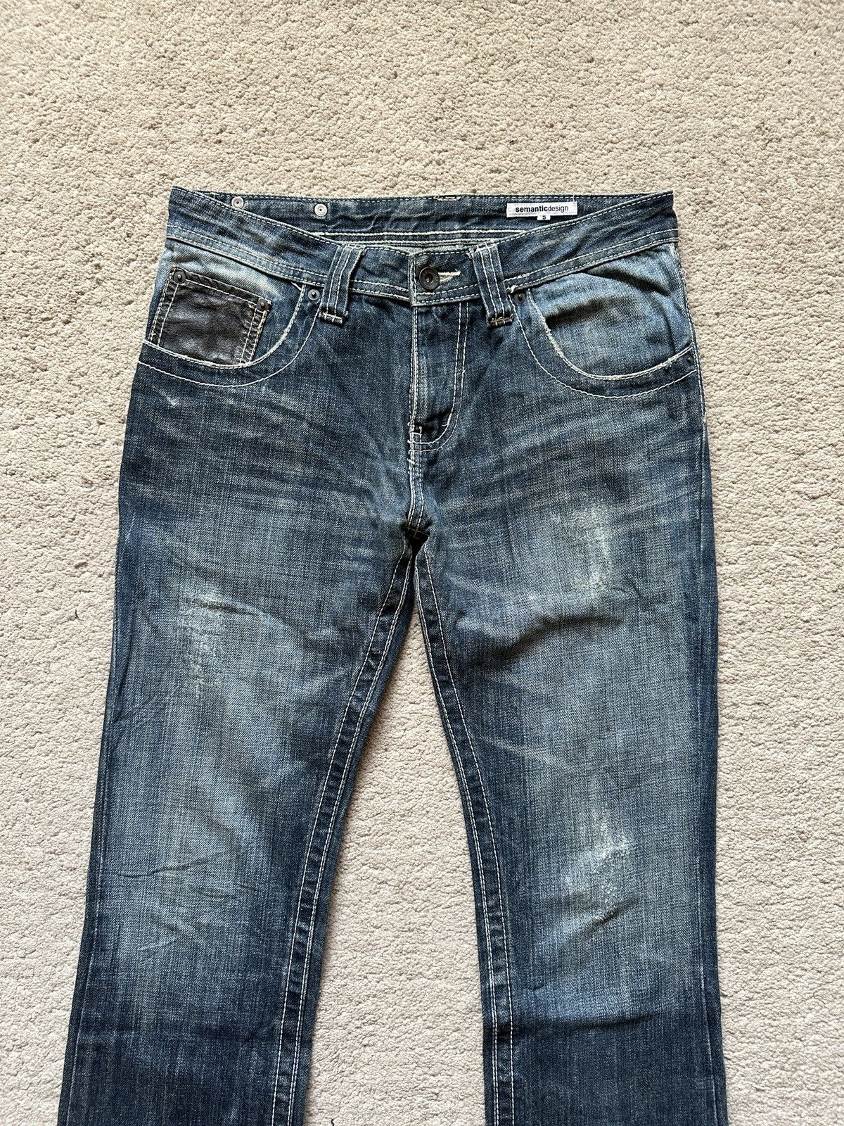 semanticdesign 2000s Semanticdesign Guns Jeans Size US 31 - 9 Thumbnail