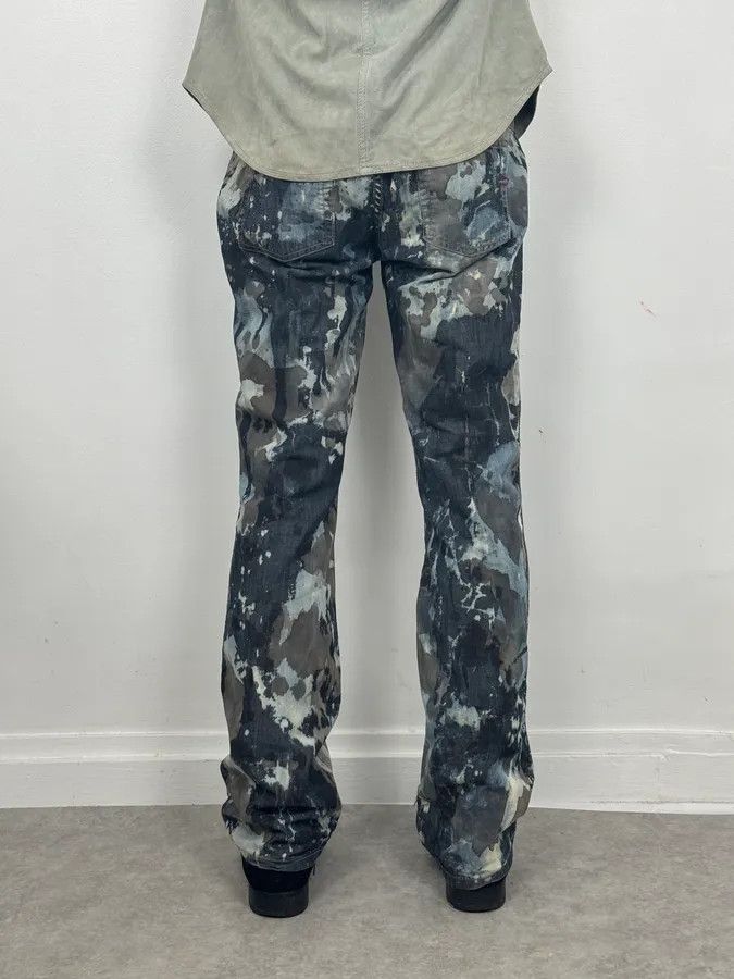 Diesel 2000s Diesel Rust Splash Paint Blue Pants Size US 32 / EU 48 - 4 Thumbnail