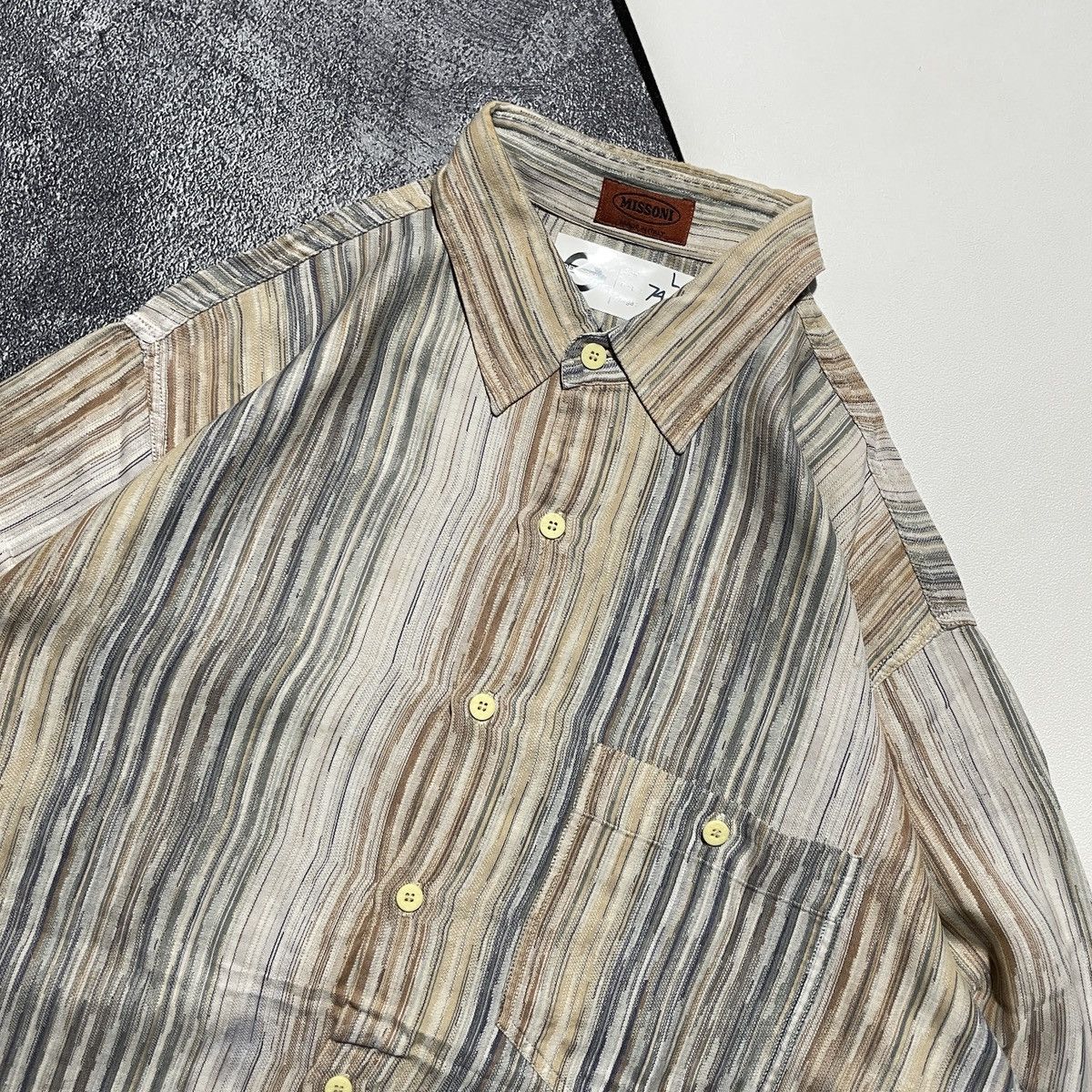Missoni Missoni Multicolor Pocket Shirts Size US L / EU 52-54 / 3 - 3 Thumbnail