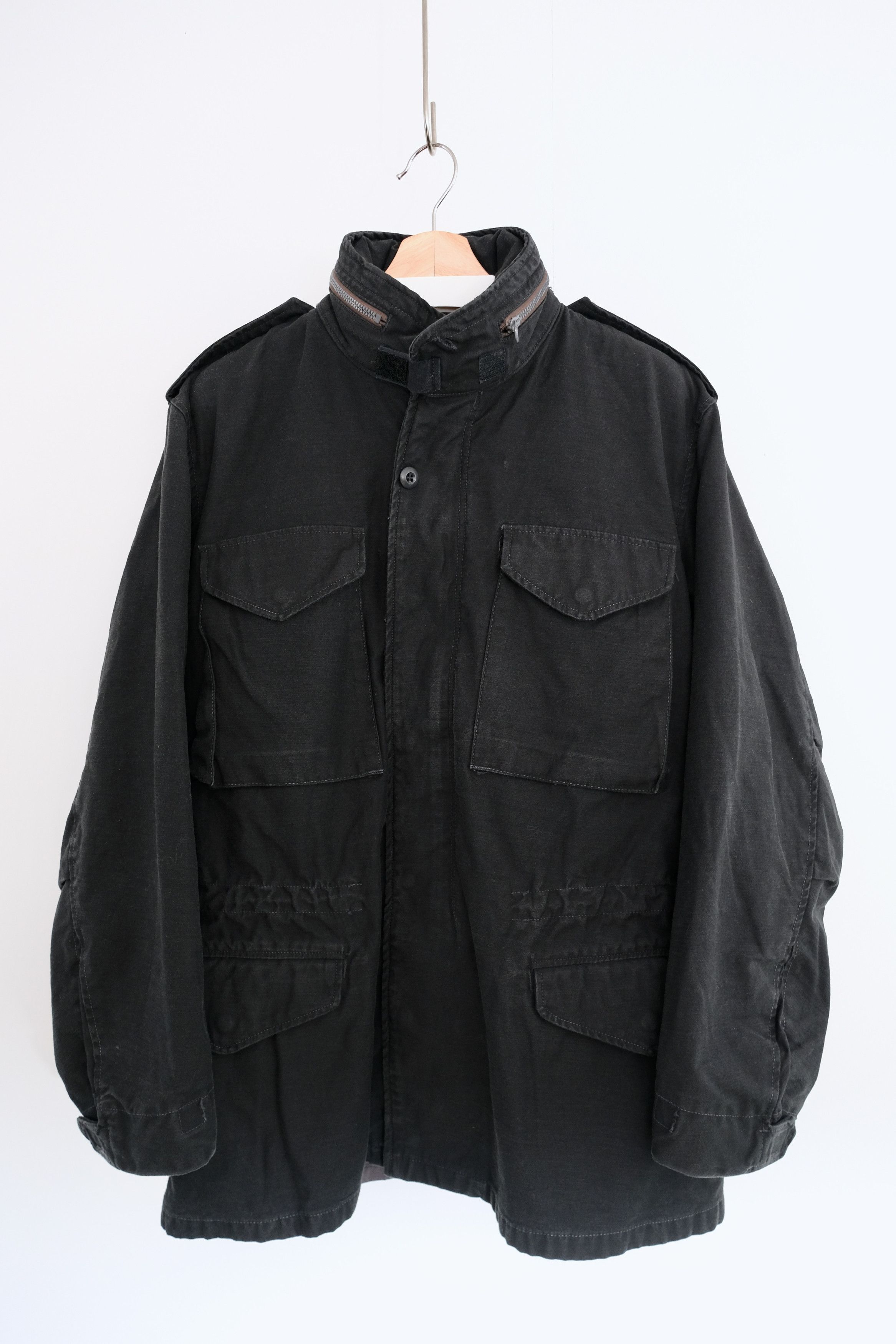 image of Buzz Ricksons x Toyo Enterprises Early Era [2000S] Cpu Ed. M-65 Field Jacket X Gibson in Black (Siz