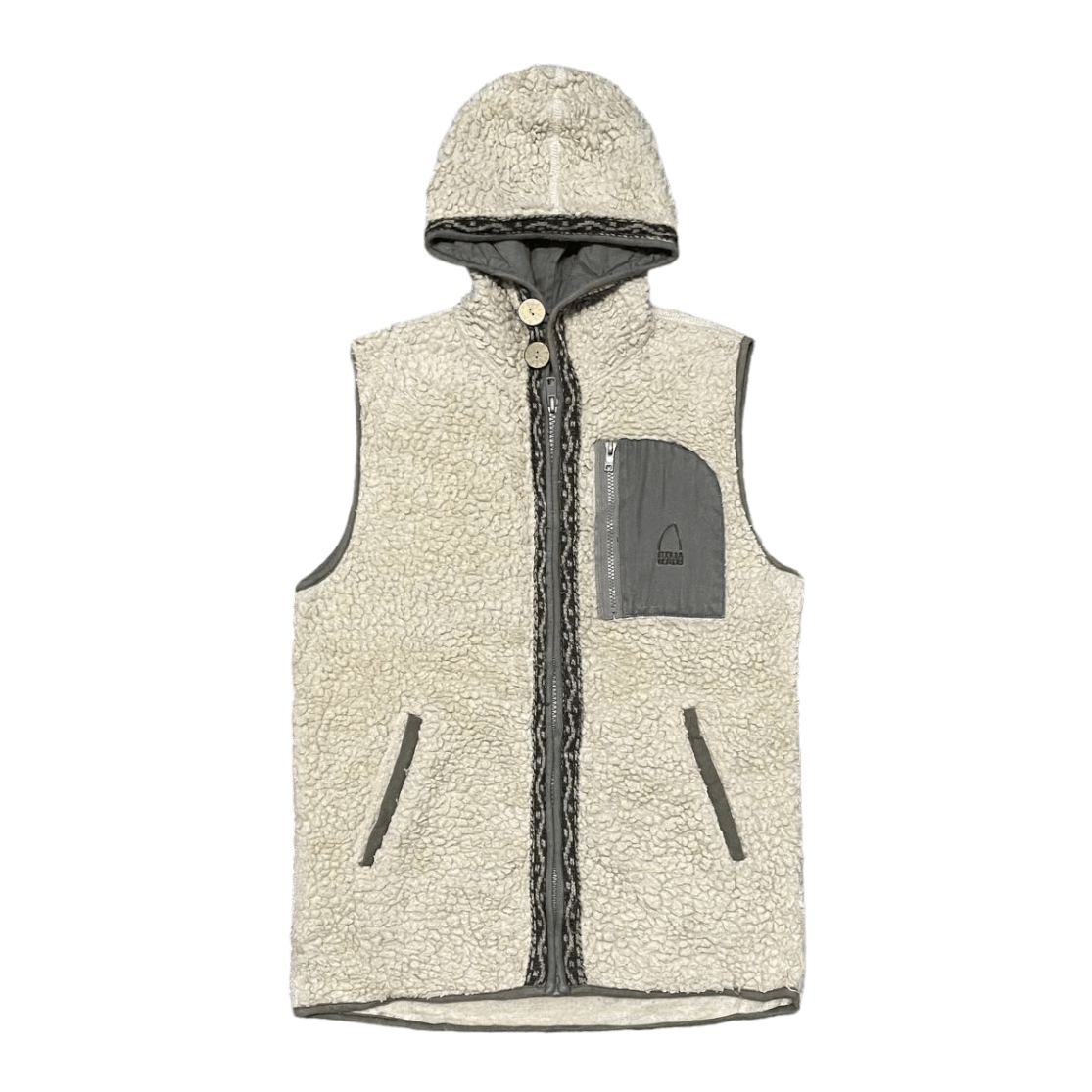 Sierra Designs Vintage Sierra Designs Fleece Hooded Vest Sherpa Size US M / EU 48-50 / 2 - 1 Thumbnail