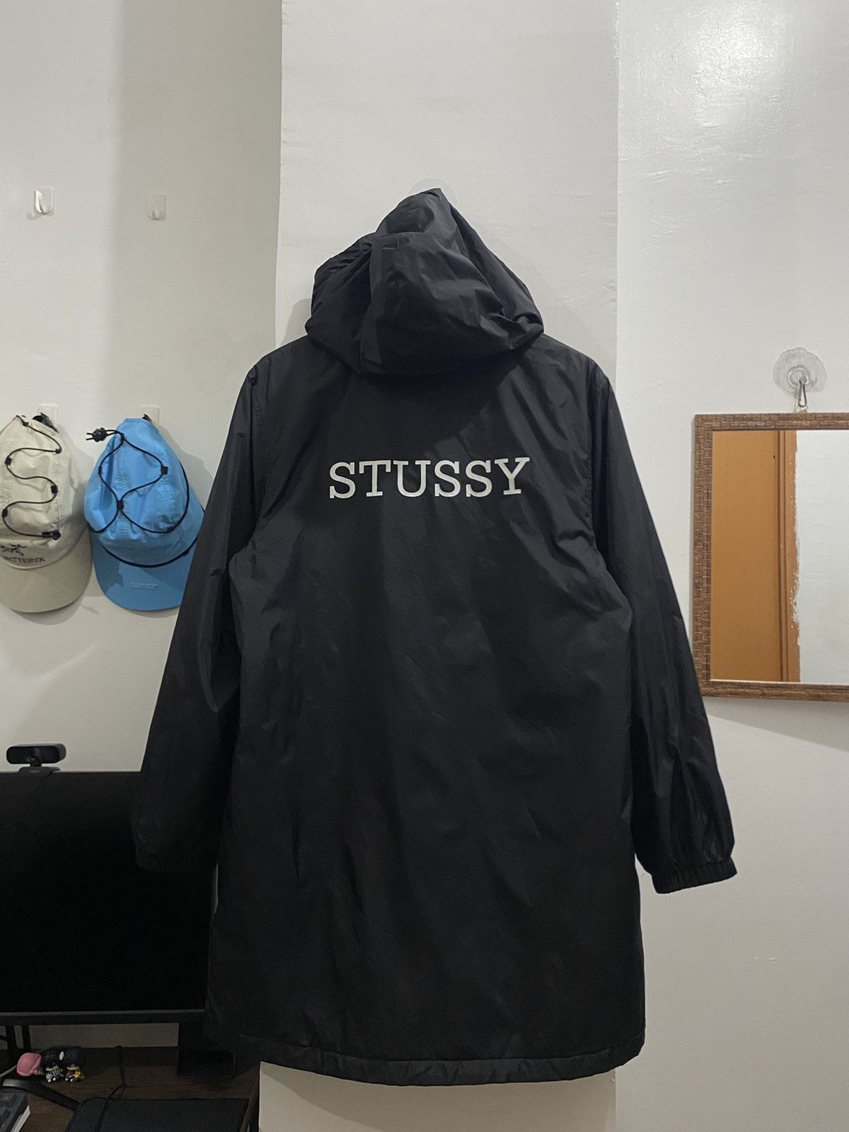 Stussy STUSSY LONG HOODED COACH JACKET Size US M / EU 48-50 / 2 - 3 Thumbnail