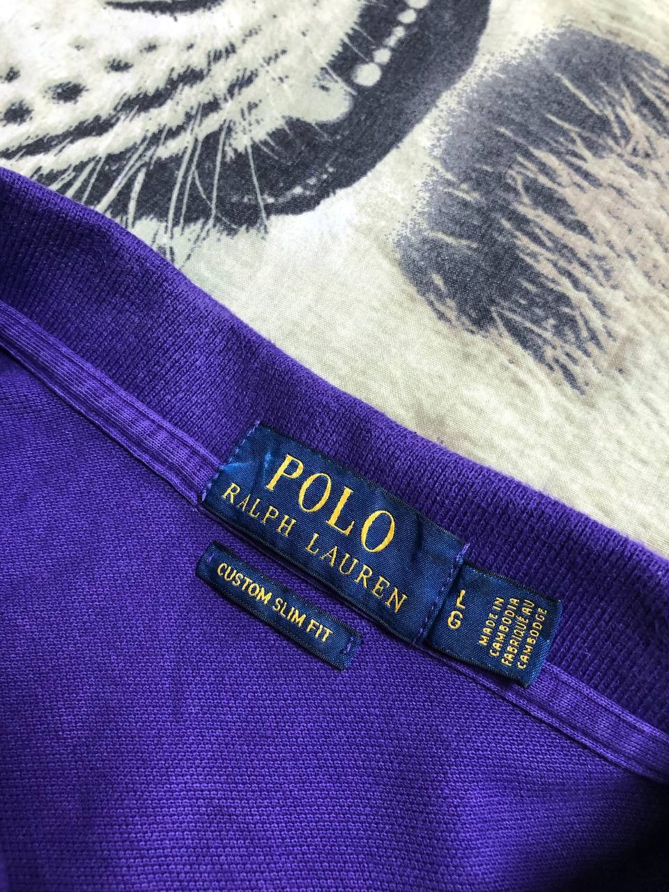 Polo Ralph Lauren Polo Ralph Lauren Custom Slim Fit Polo Size L Size US L / EU 52-54 / 3 - 2 Thumbnail