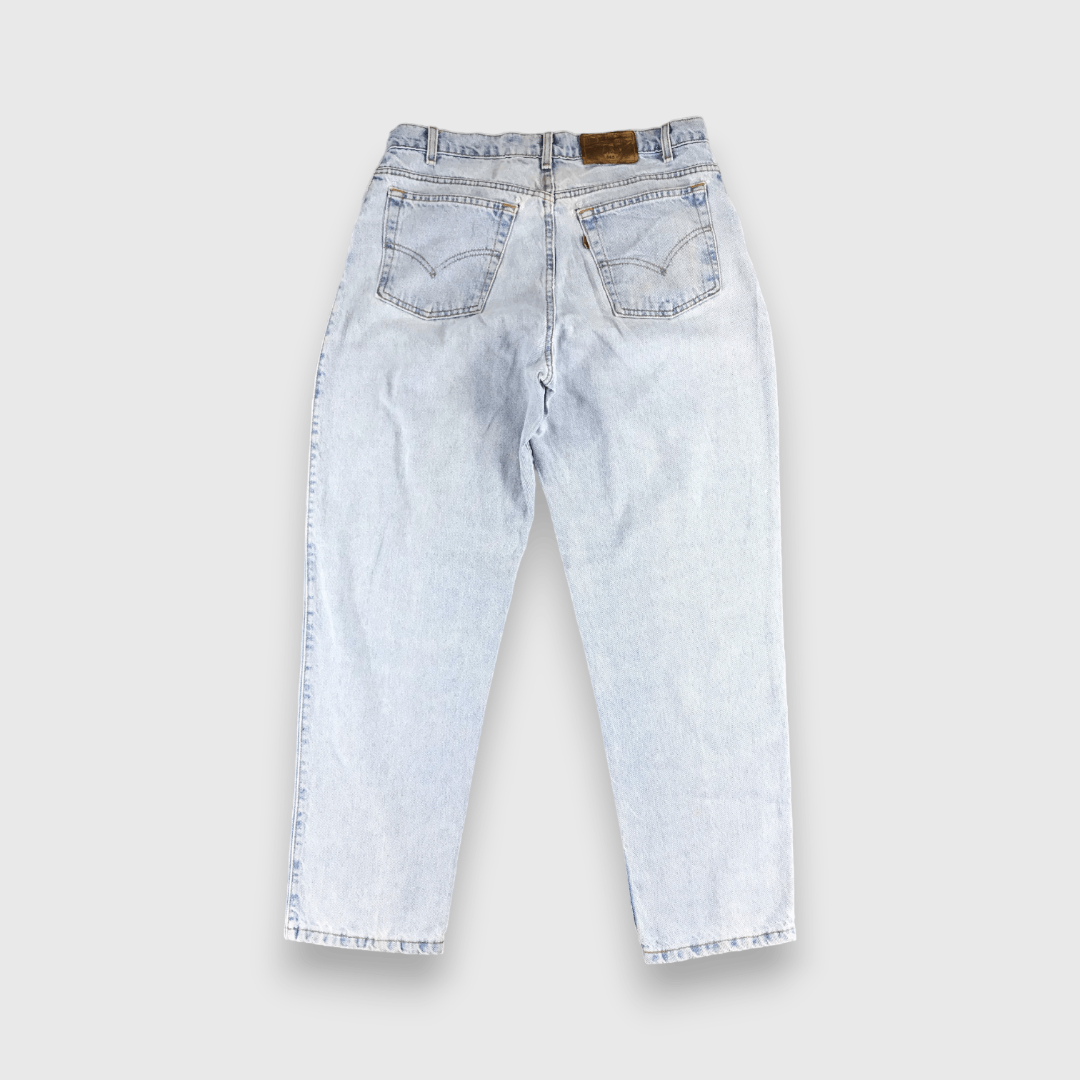 Levi's Vintage Levis 545 Jeans Light Wash Denim -J508 Size US 34 / EU 50 - 2 Thumbnail