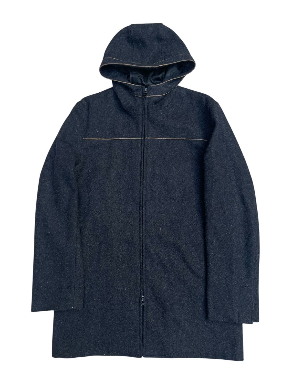 Japanese Brand Vintage Micheal Klein Homme Hooded Zip-Up Jacket Size US M / EU 48-50 / 2 - 1 Thumbnail