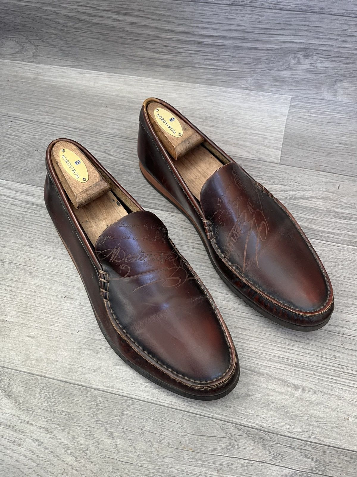 Berluti Berluti scritto penny loafers Size US 7.5 / EU 40-41 - 7 Thumbnail