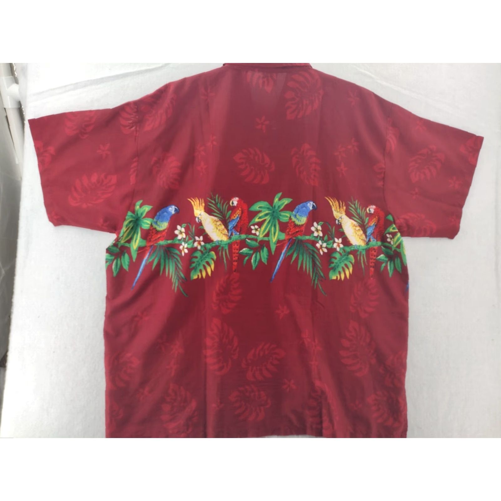 Erima VINTAGE Rima Shirt Mens XL Aloha Parrots Paradise Button-Up Size US XL / EU 56 / 4 - 7 Thumbnail
