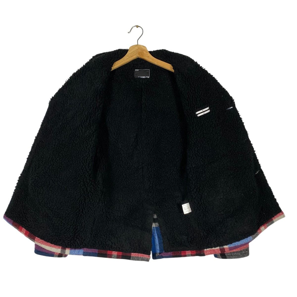Number (N)ine Vintage Number Nine Check Pattern Wool Sherpa Jacket Size 2 Size US M / EU 48-50 / 2 - 7 Thumbnail