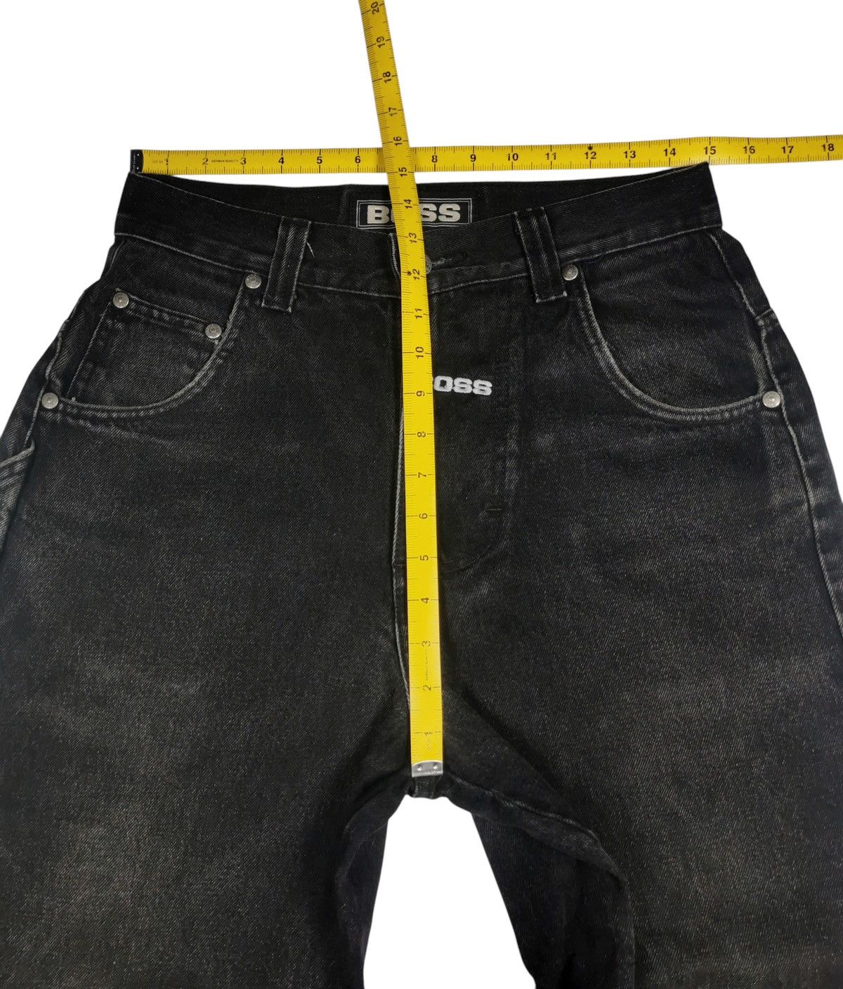 Hugo Boss Hugo Boss Baggy Distressed Jeans Vintage Y2K 90s GUC Size US 30 / EU 46 - 12 Thumbnail