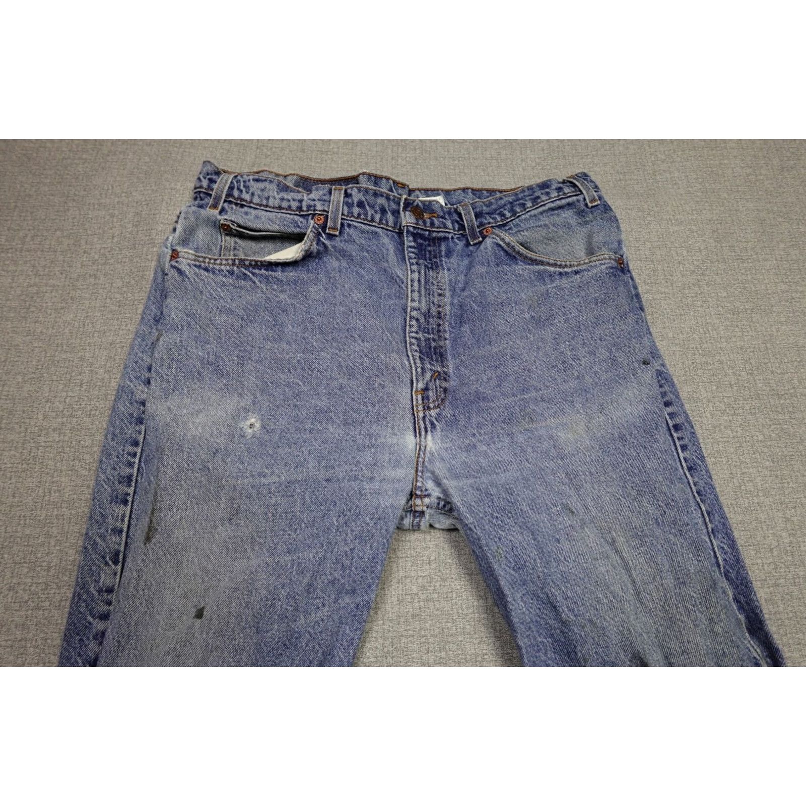 Levi's VINTAGE Levi's 505 Jeans Mens 36x32 Blue Regular Fit Western Cowboy Rancher Levi's 505 Jeans Mens 36x32 Blue Regular Fit Size US 36 / EU 52 - 2 Thumbnail