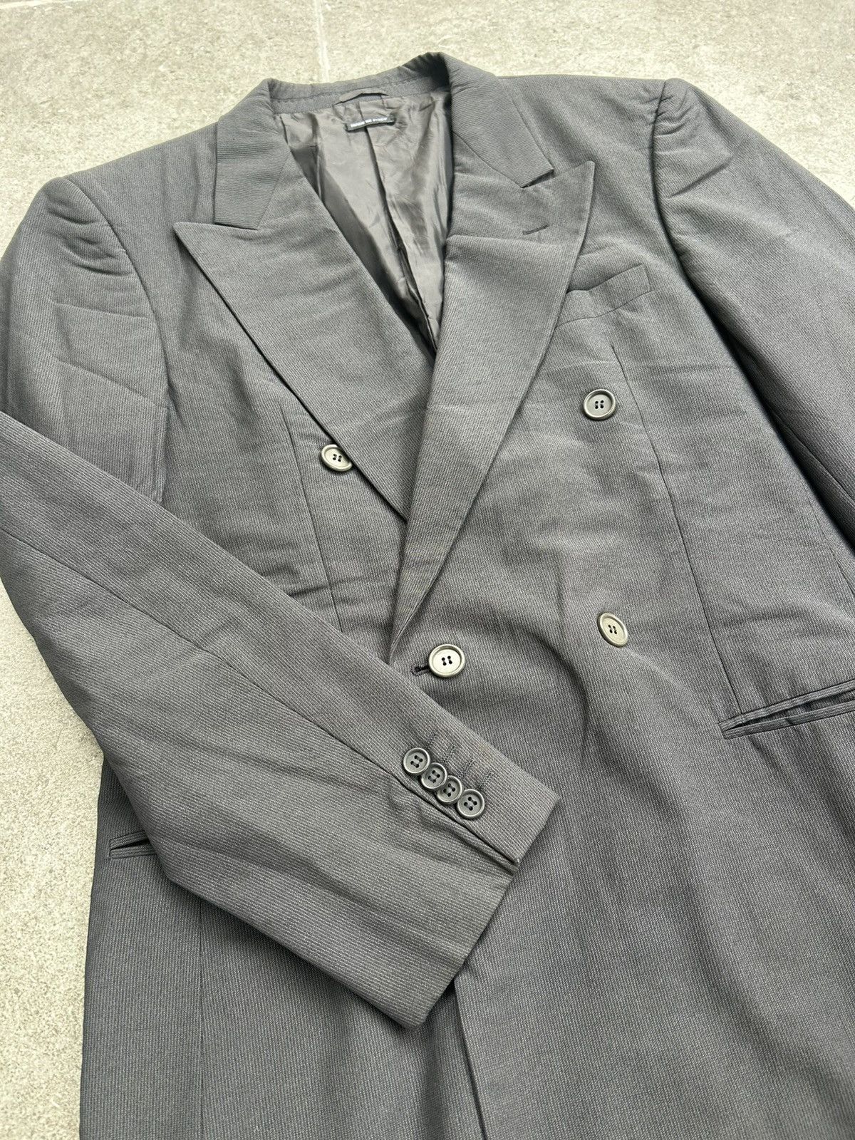 Giorgio Armani Giorgio Armani Double-breasted Suit Jacket Size 52R - 3 Thumbnail