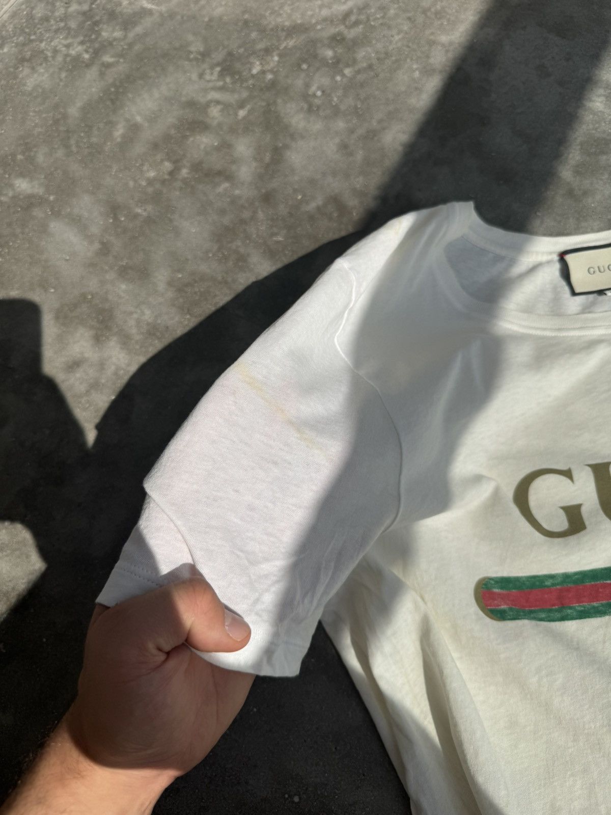 Gucci Gucci Fake Vintage Logo t-shirt luxury designer rare Size US M / EU 48-50 / 2 - 4 Thumbnail