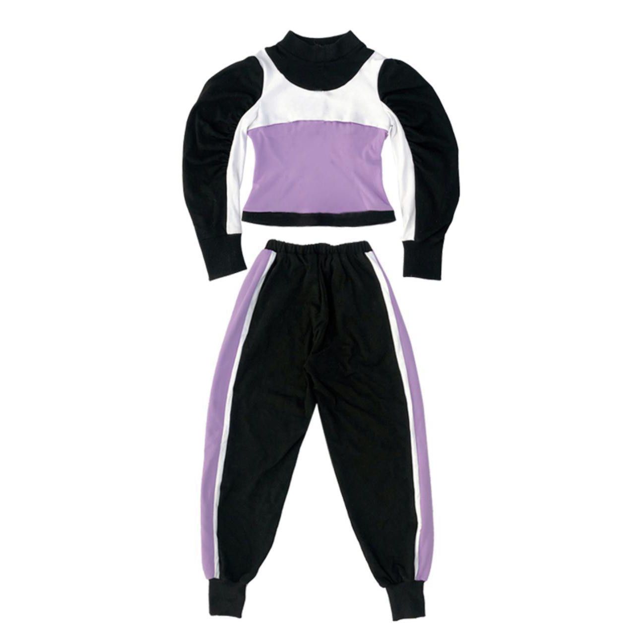 Japanese Brand NWT bustier curved hem jacket and pants two pieces set Size L / US 10 / IT 46 - 2 Thumbnail