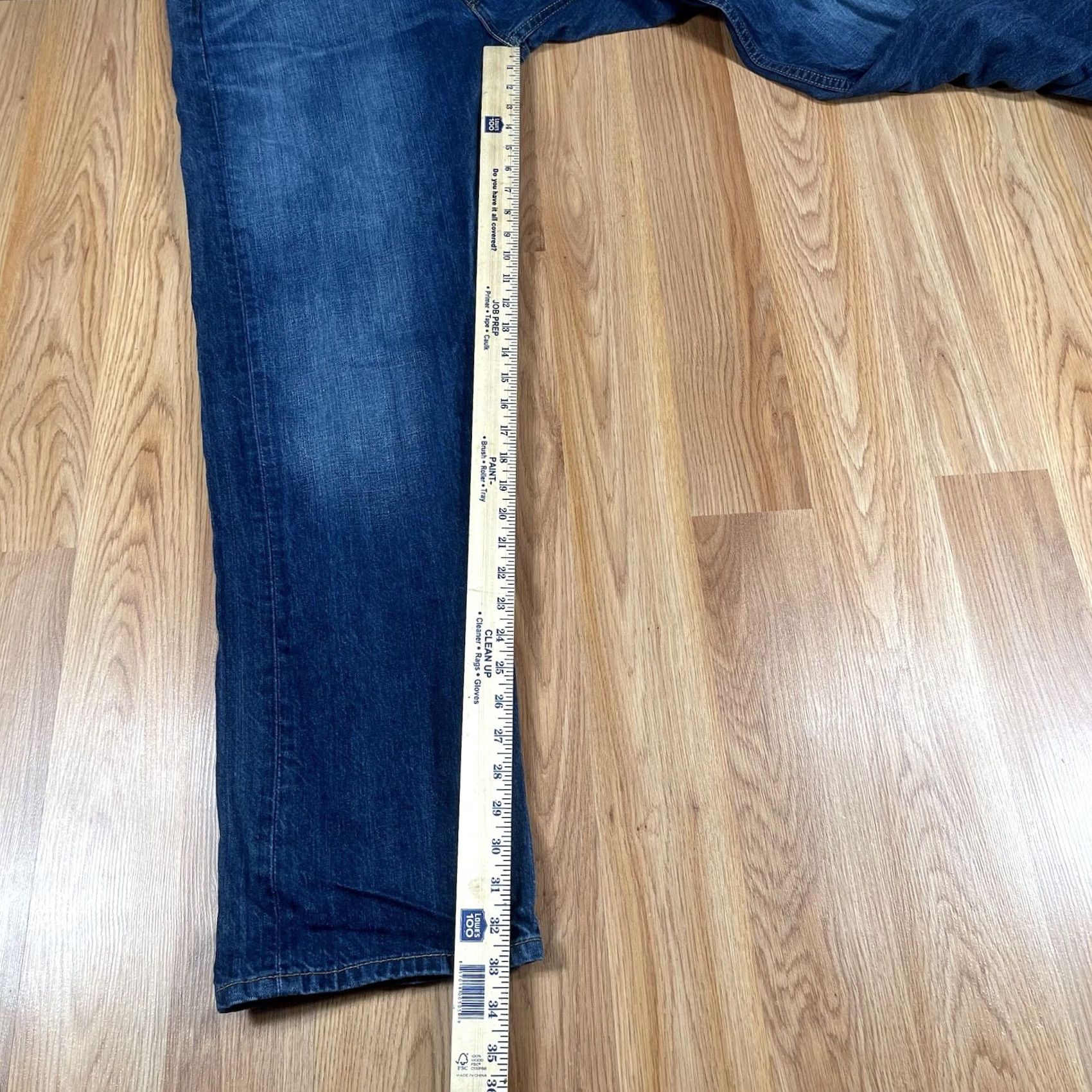 Levi's Levi'S Jeans Mens 38 Blue Men 38Wx34L Strauss Straight Leg Fit Denim Cotton Size US 38 / EU 54 - 7 Thumbnail