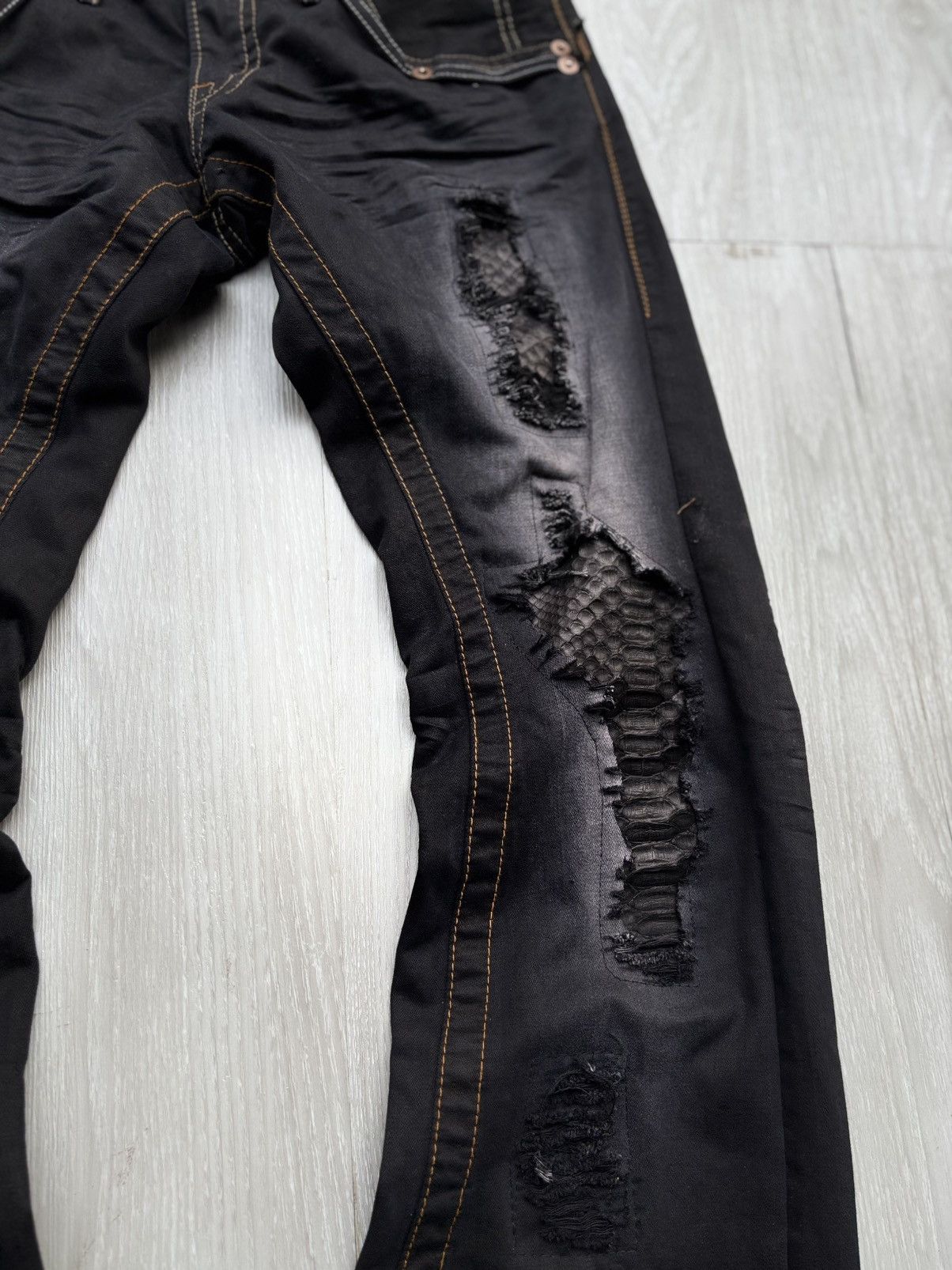 Japanese Brand BLUE WAY/ made in nippon flare jeans Size US 29 - 3 Thumbnail