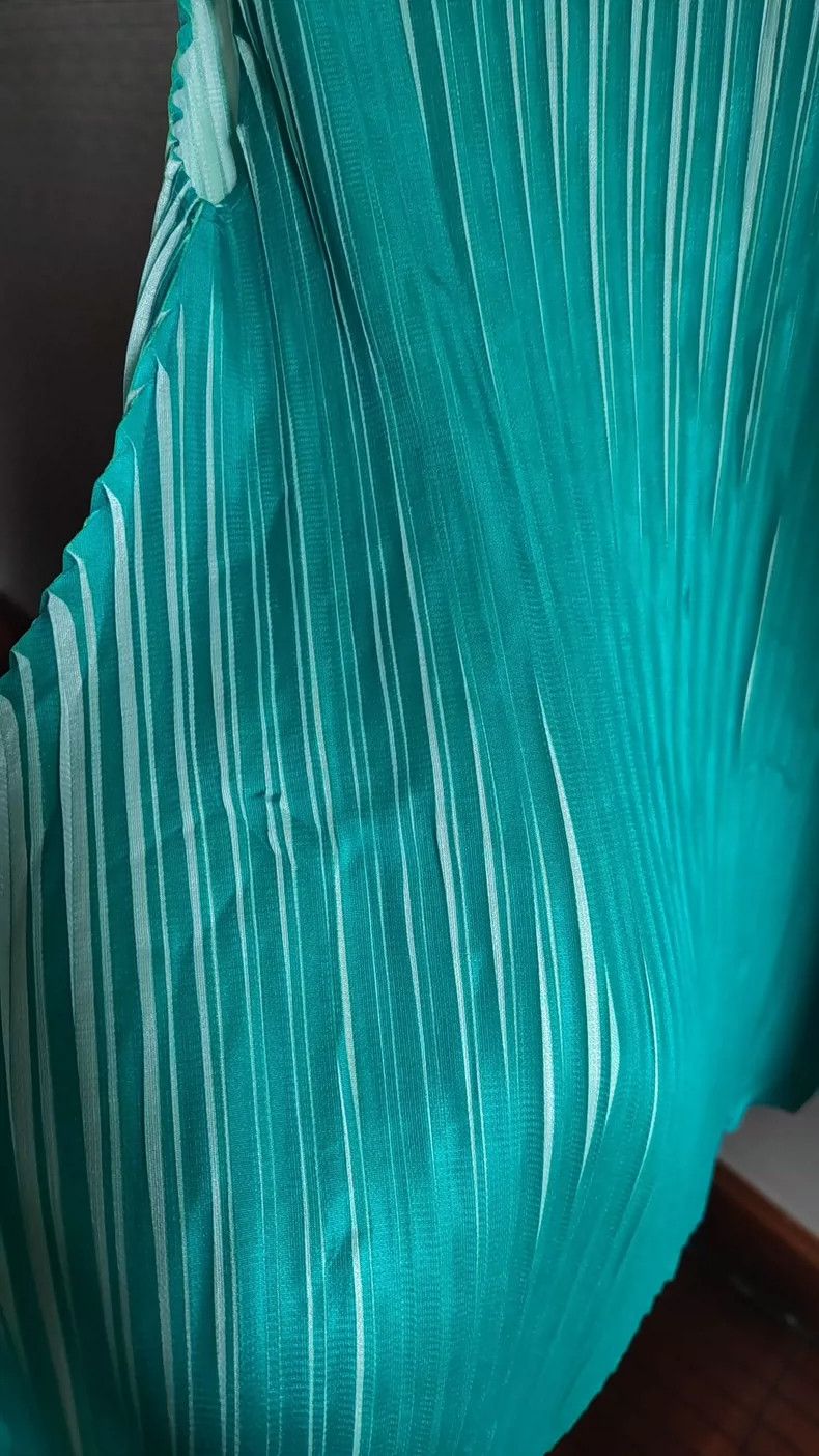 Issey Miyake Issey Miyake Green pleated vest Size L / US 10 / IT 46 - 4 Thumbnail