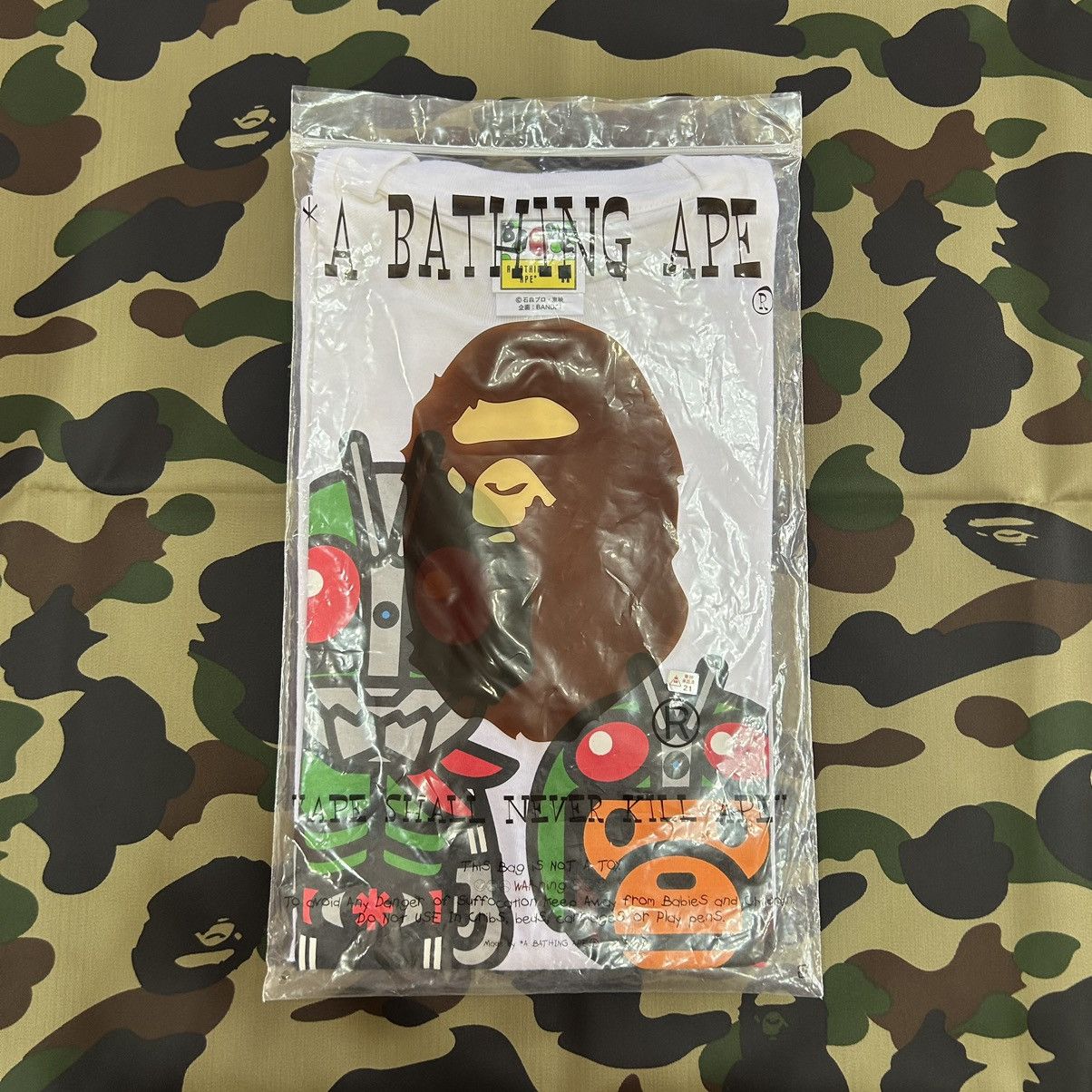 Bape Bape x Shin Kamen Rider Baby Milo Tee Size US M / EU 48-50 / 2 - 2 Thumbnail