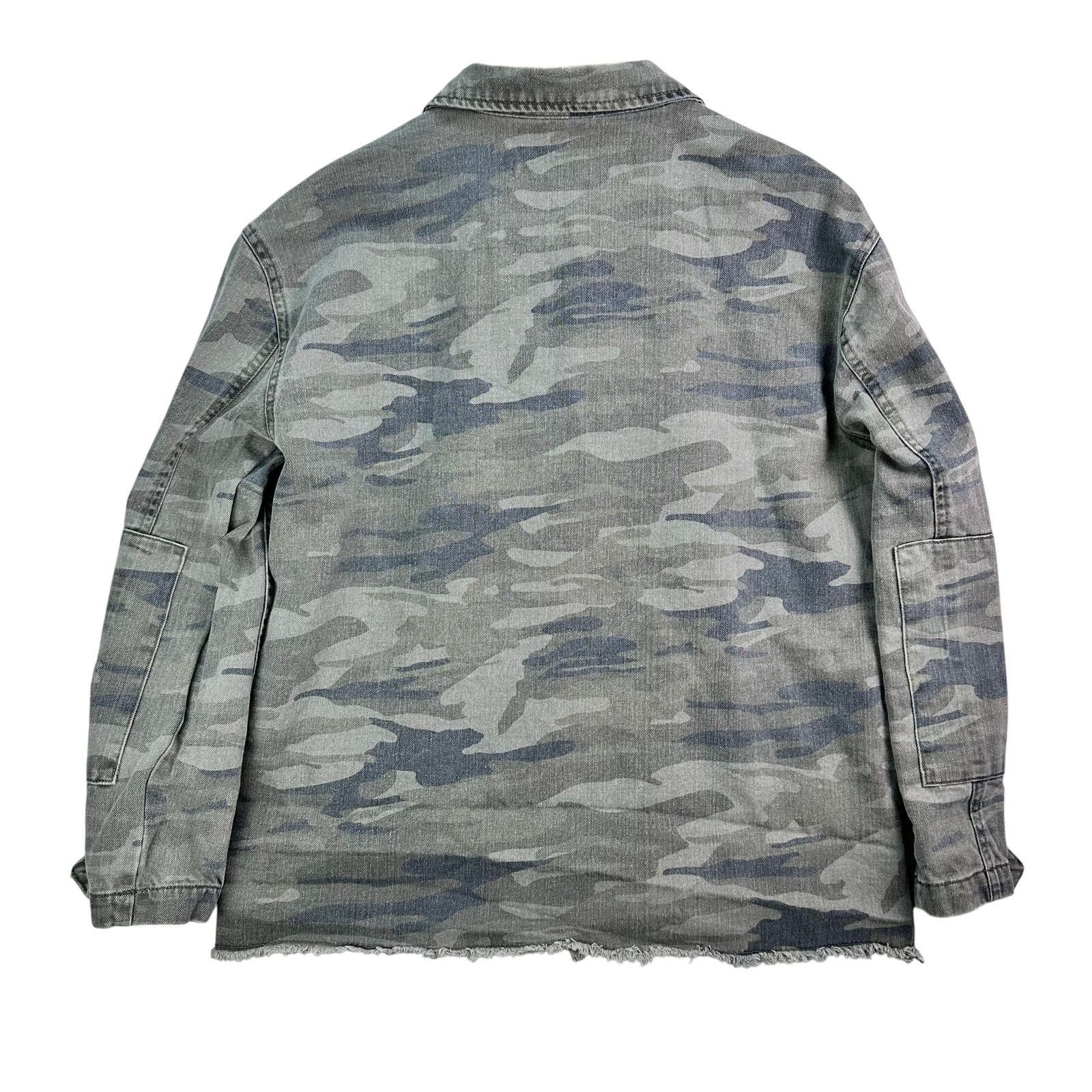 Treasure & Bond TREASURE & BOND Camo Military Style Button Up Utility Jacket Size M / US 6-8 / IT 42-44 - 15 Thumbnail