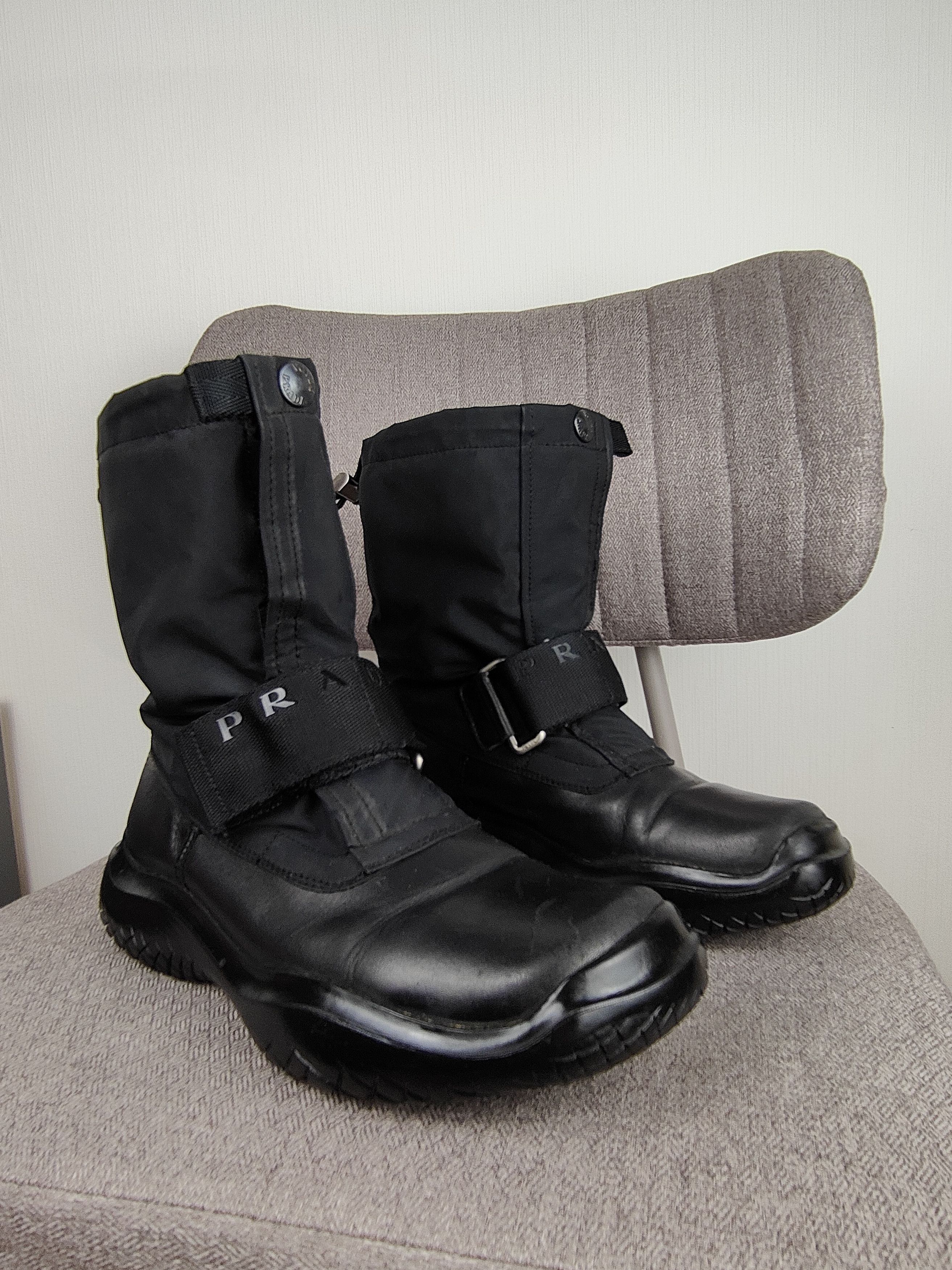 Prada Prada sport square toe ankle boots | Grailed