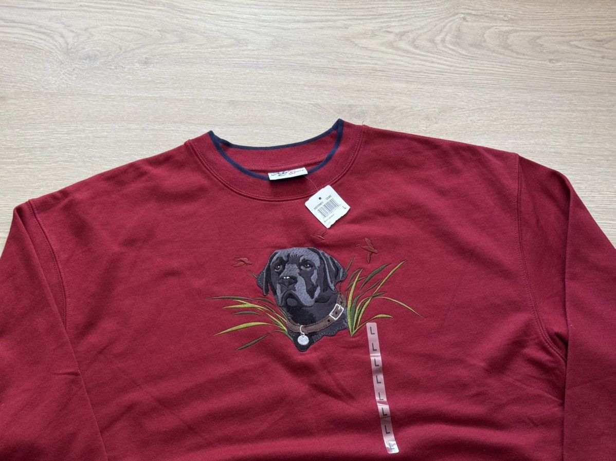 Vintage Vintage 90’s Black Labrador y2k Sweatshirt Size US L / EU 52-54 / 3 - 2 Thumbnail