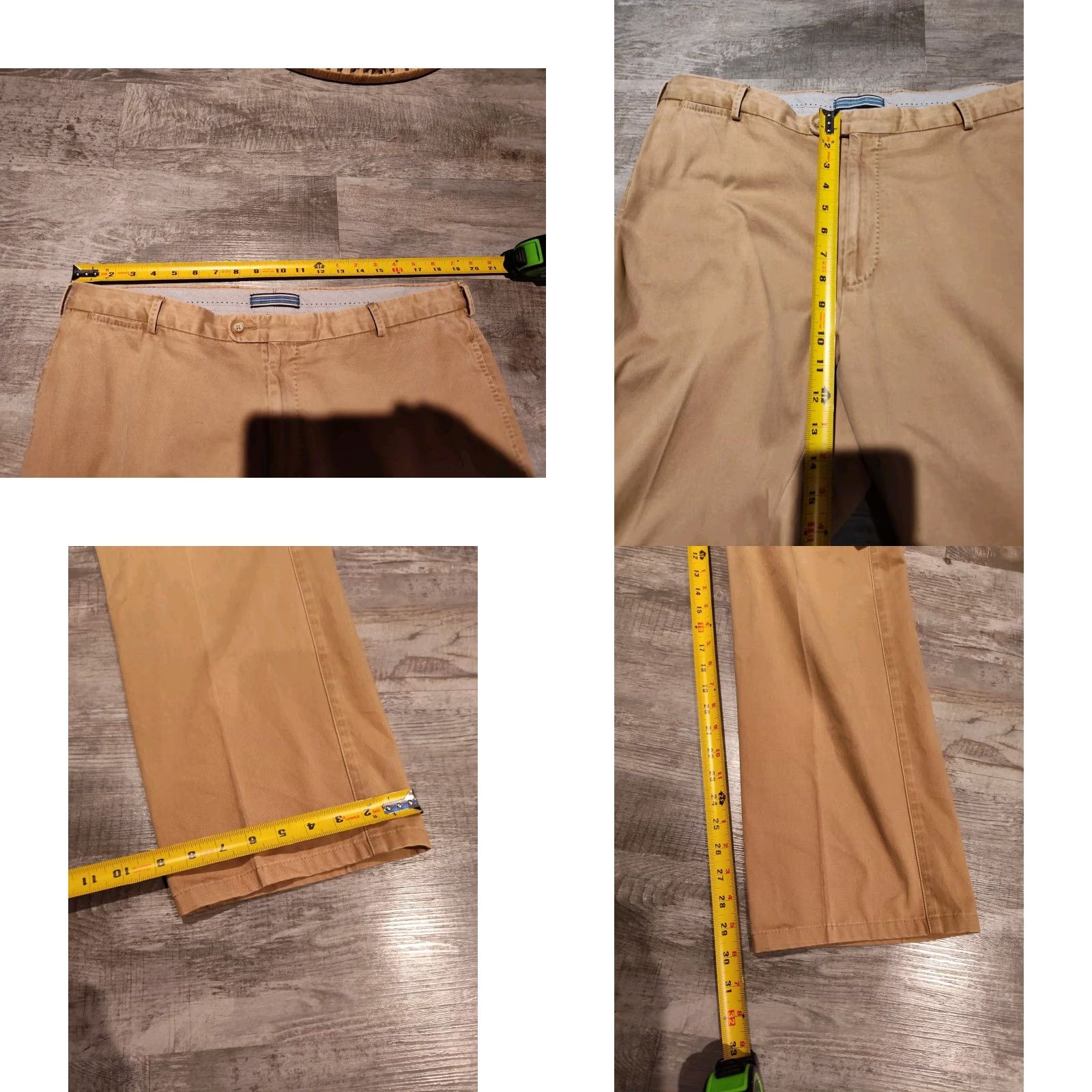 Peter Millar Vintage Peter Millar Men's Golf Pants 38x30 Chino Business Casual Khaki Cotton Straight Leg Size US 38 / EU 54 - 8 Thumbnail
