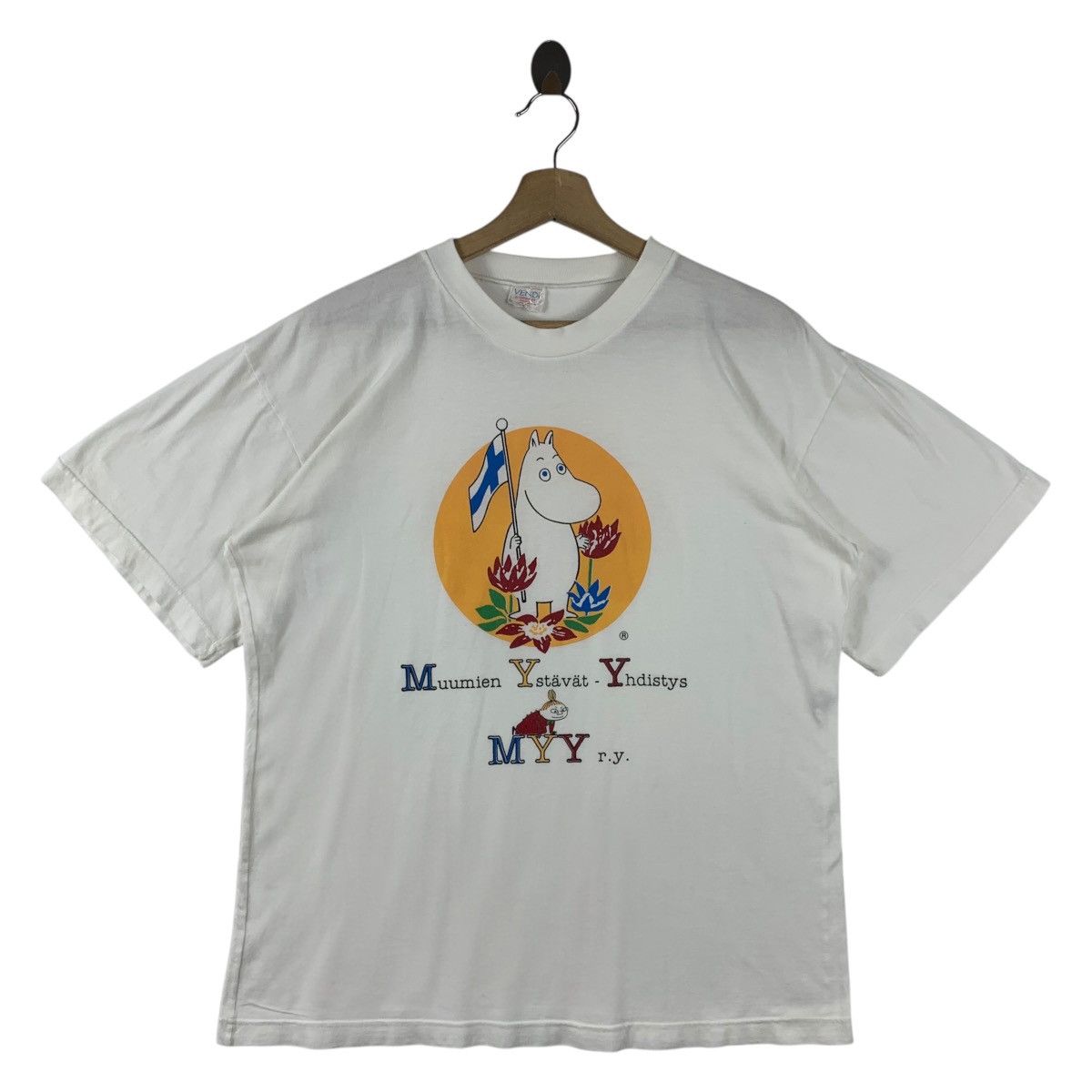 Anime × Japanese Brand × Vintage Vintage 90s MOOMIN CHARACTER japanese animeted tee Size US S / EU 44-46 / 1 - 1 Thumbnail