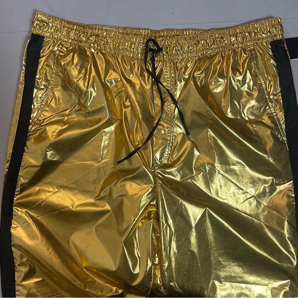 Lauren Ralph Lauren NWT New $225 Lauren Ralph Lauren Gold Metallic Taffeta Jogg Size 38" / US 16 / IT 52 - 5 Thumbnail