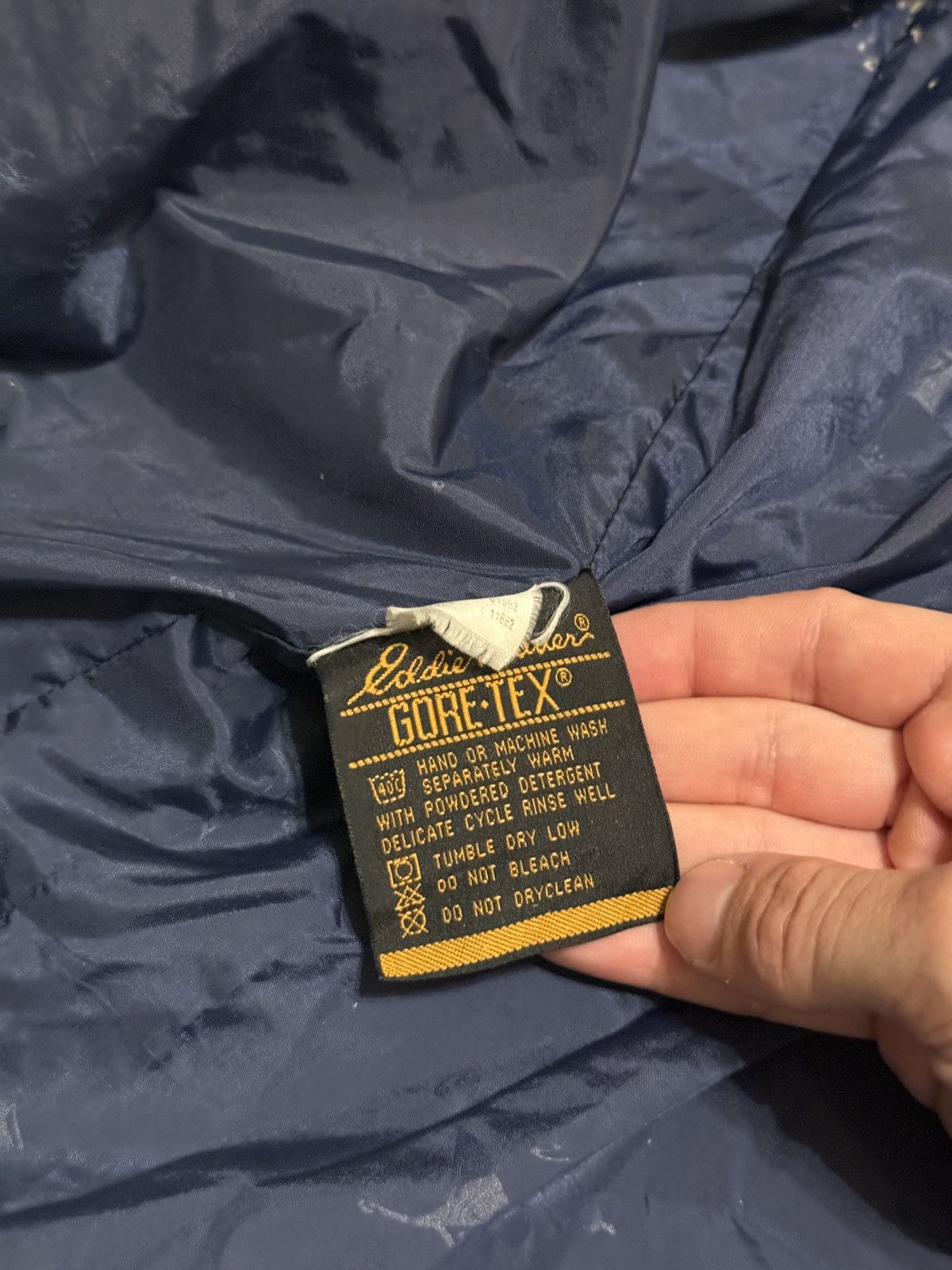 Eddie Bauer Eddie Baur Gore Tex Vintage Blue Men Large Tall 24x34 Jacket Size US XL / EU 56 / 4 - 5 Thumbnail