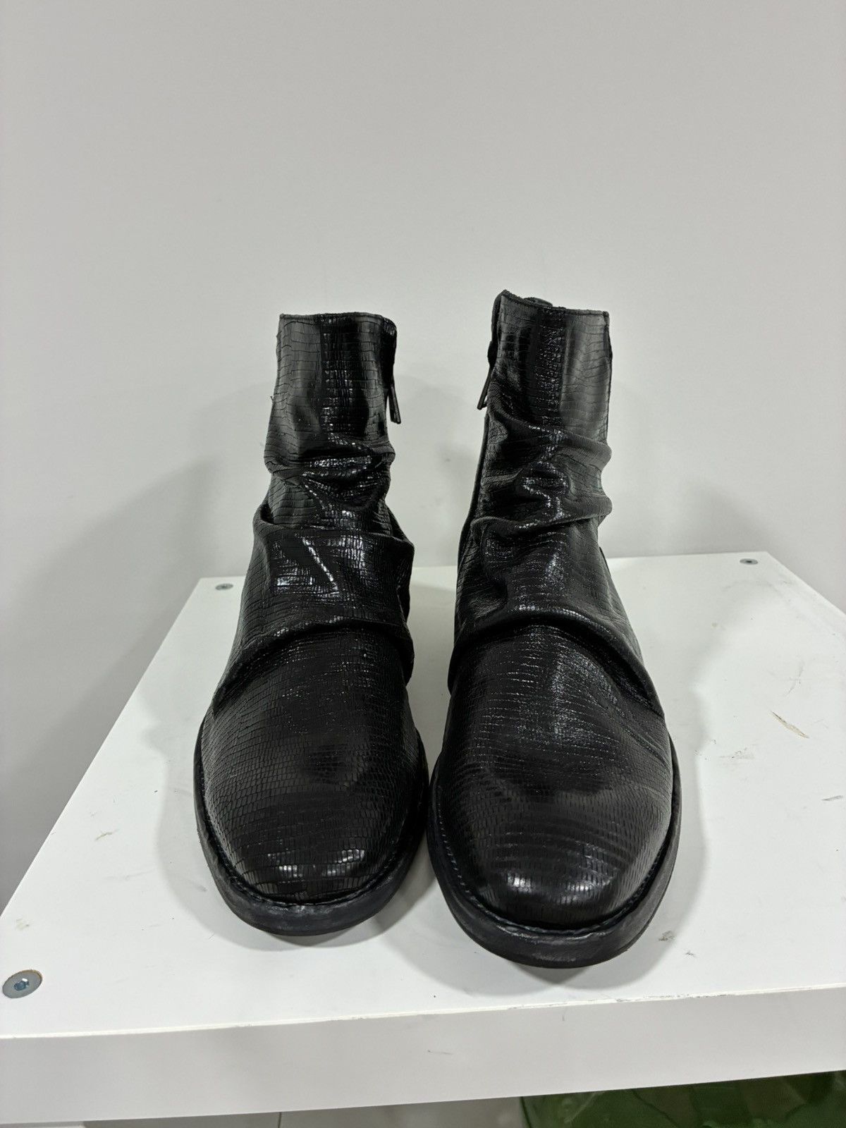 John Varvatos Morrison Eel skin sharpei boot 8.5 Size US 8.5 / EU 41-42 - 8 Thumbnail
