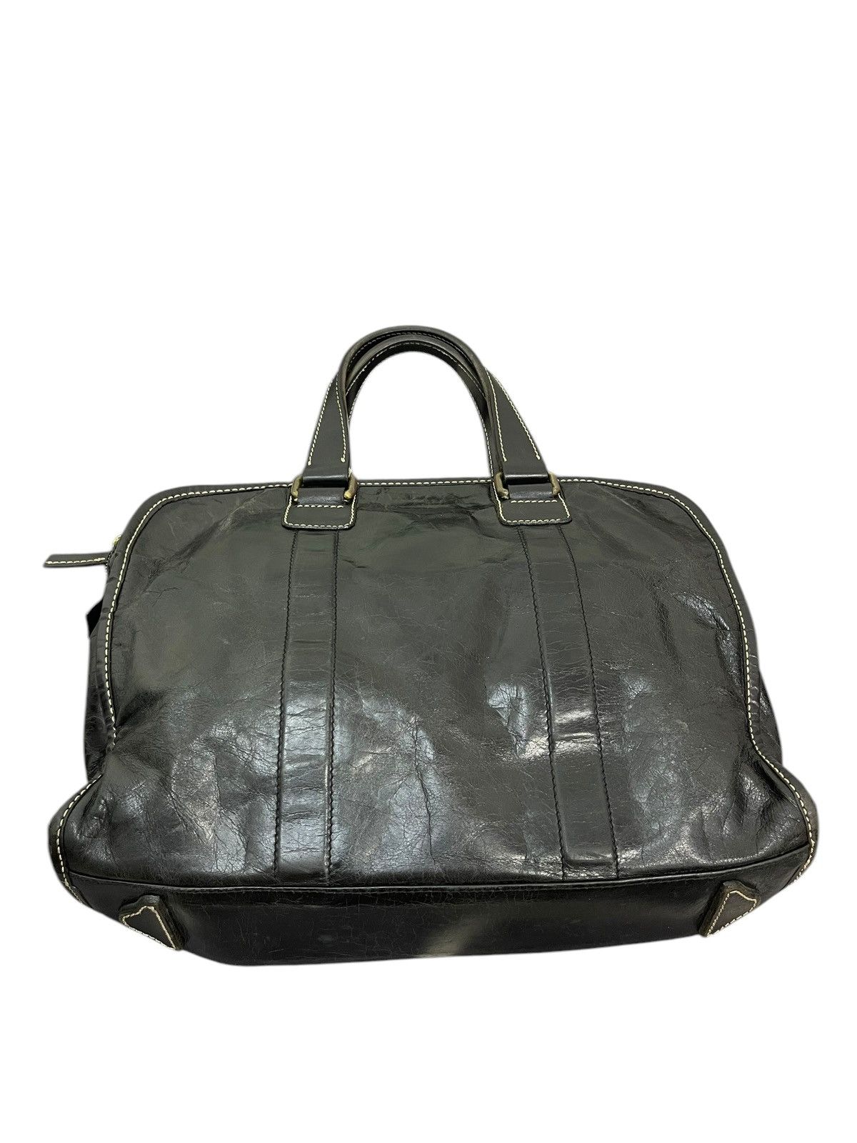 Genuine Leather Full Leather Patina F. Clio Italy Brief Bag 1🟩7 Size ONE SIZE - 10 Thumbnail